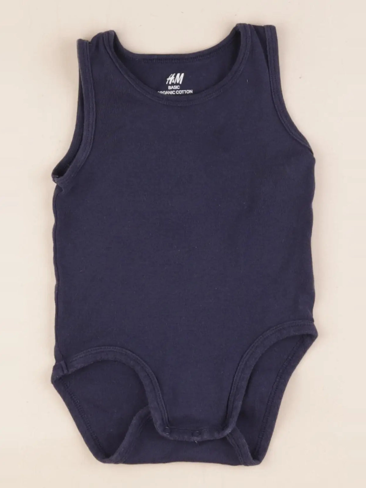 H&M - body bleu - 12 mois