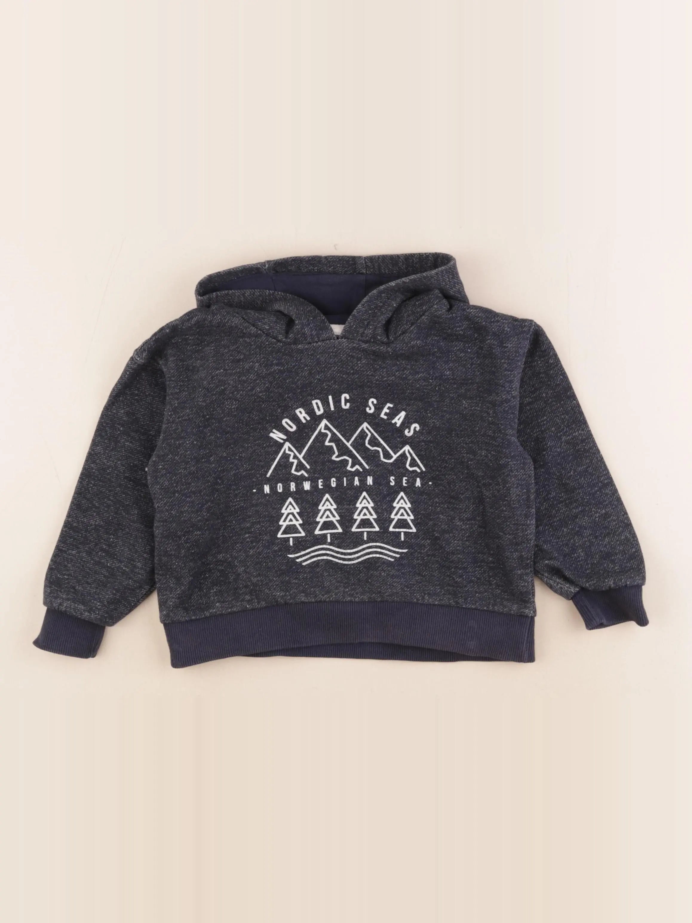 Vertbaudet - sweat bleu - 3 ans