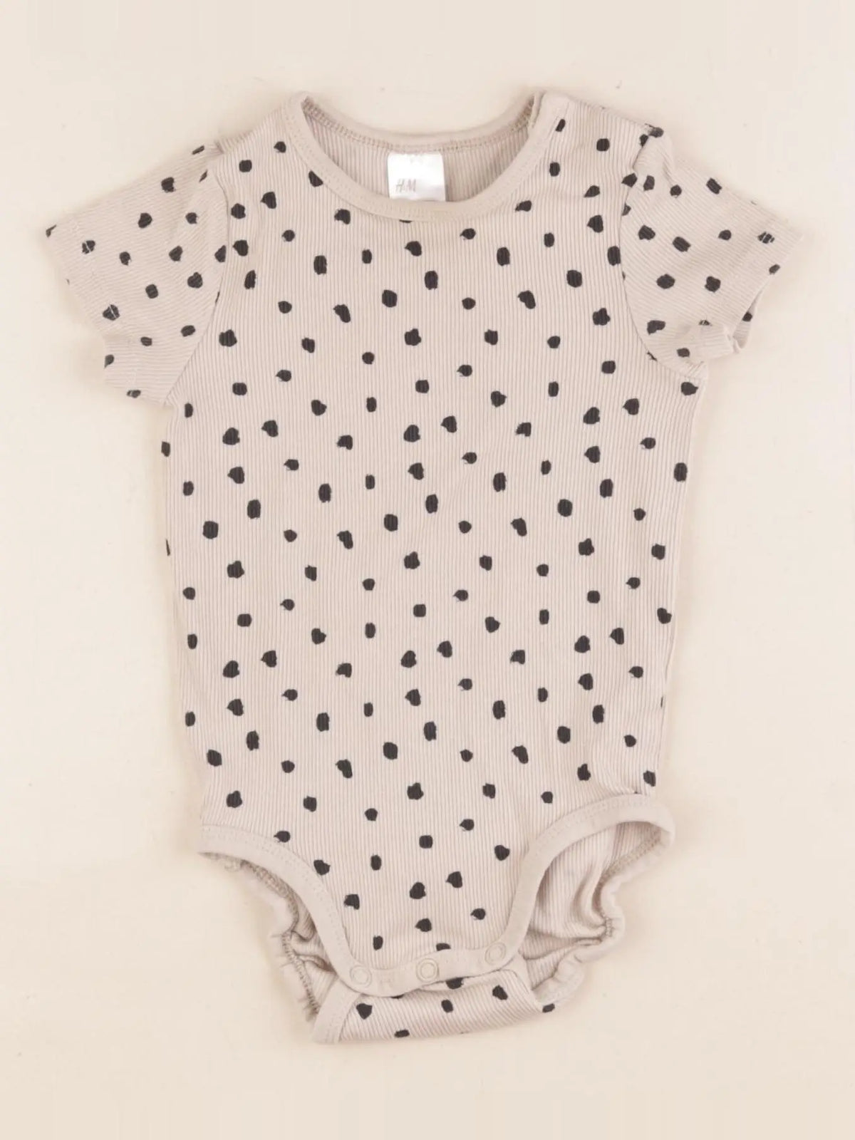 H&M - body beige - 9 mois
