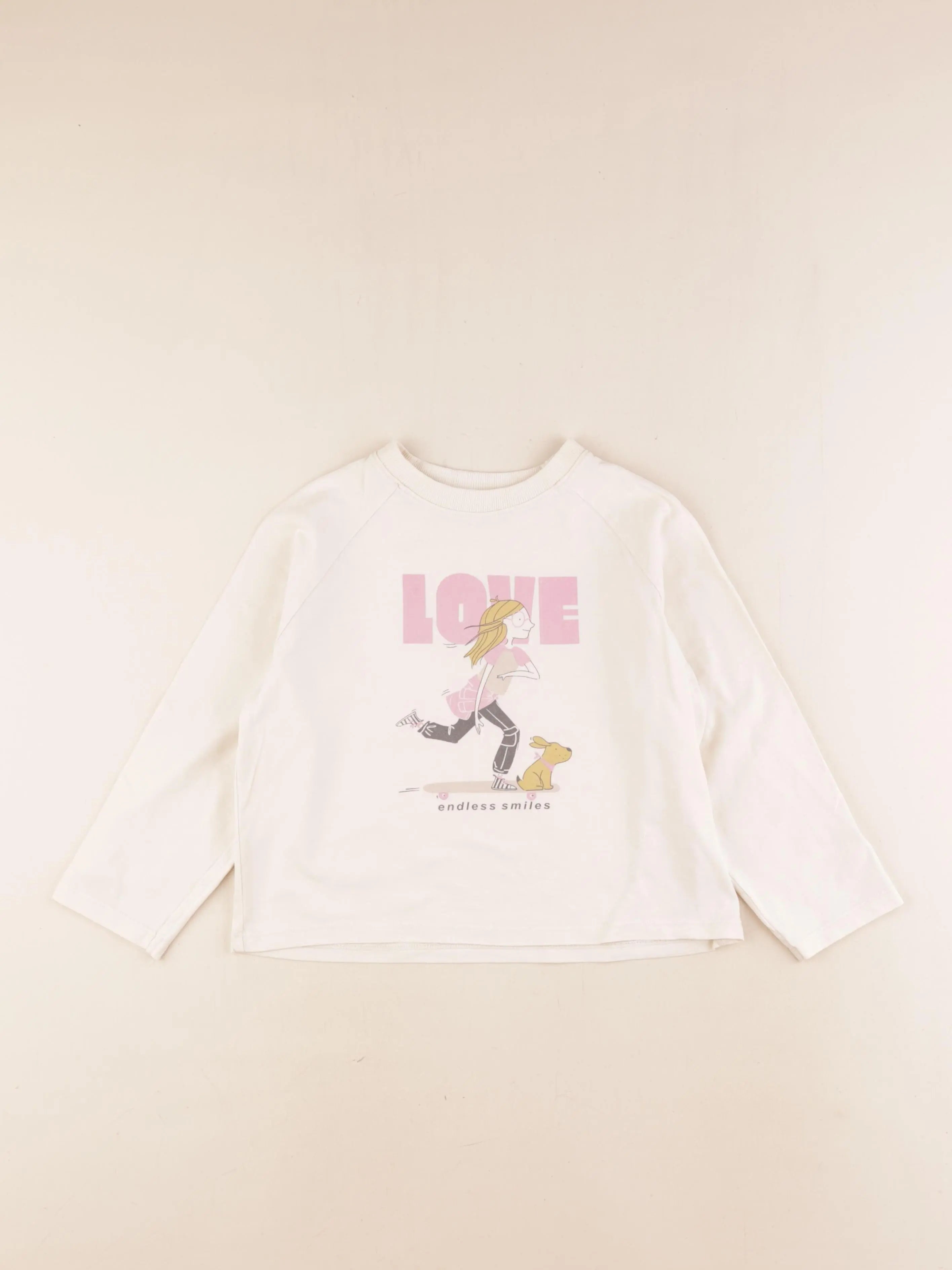 Vertbaudet - tee-shirt rose - 6 ans