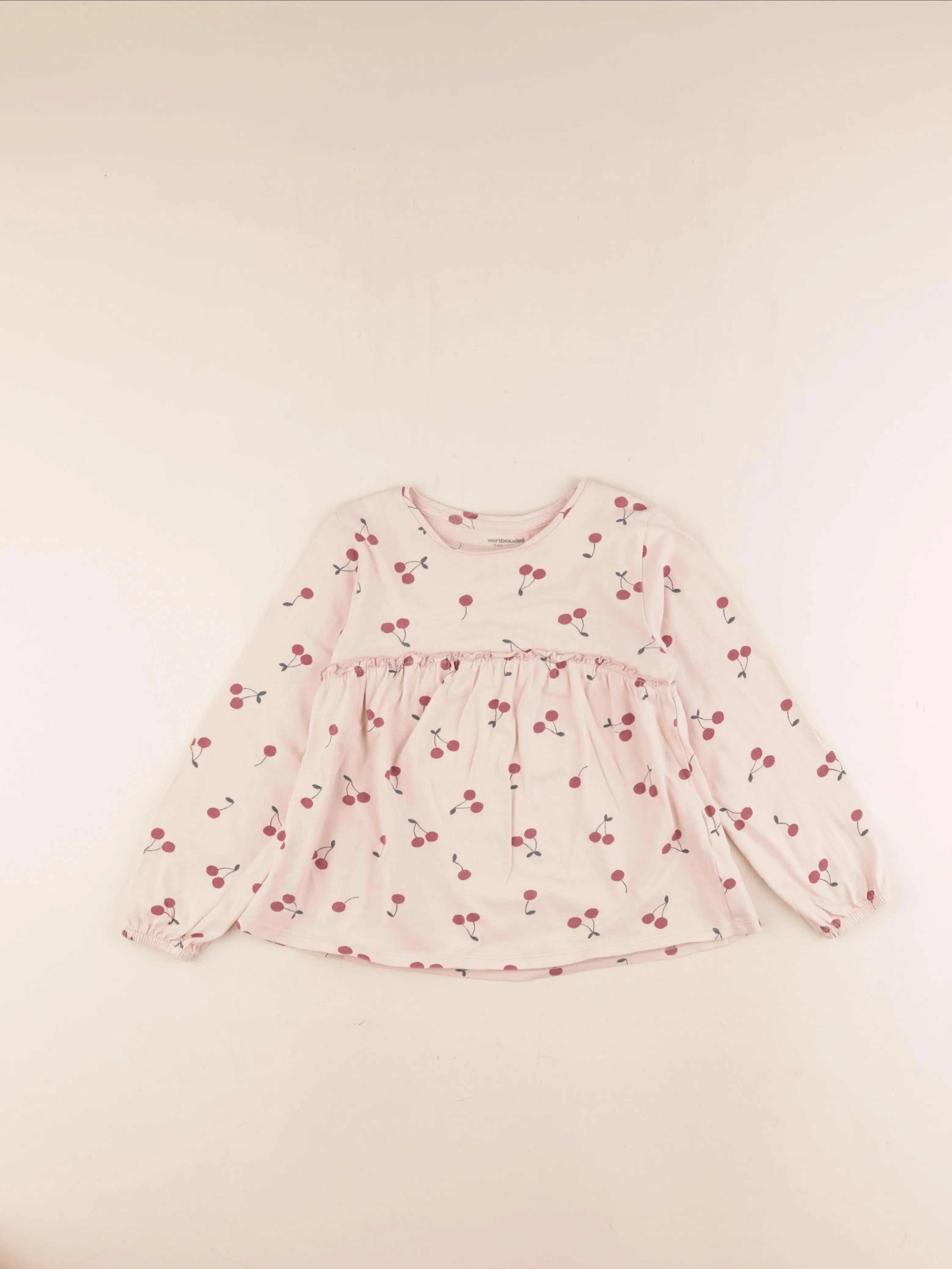 Vertbaudet - tee-shirt rose - 6 ans