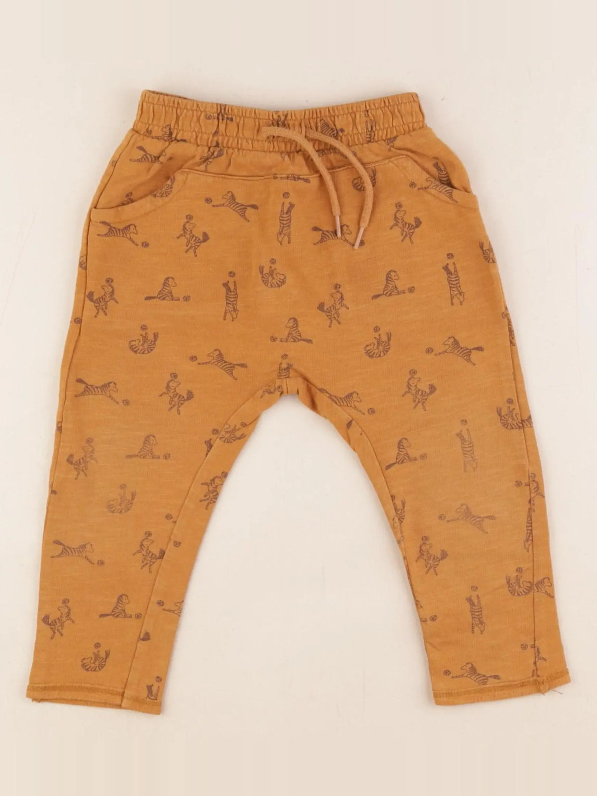Vertbaudet - pantalon jaune - 18 mois