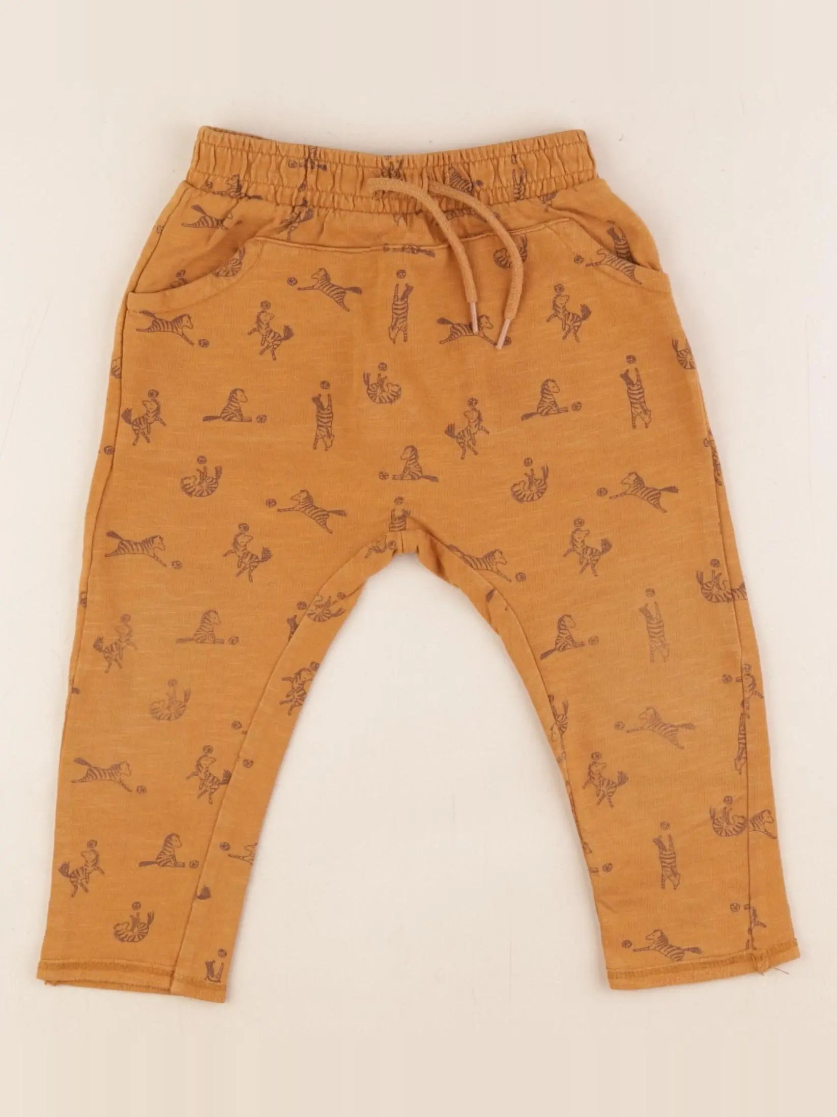 Vertbaudet - pantalon jaune - 18 mois