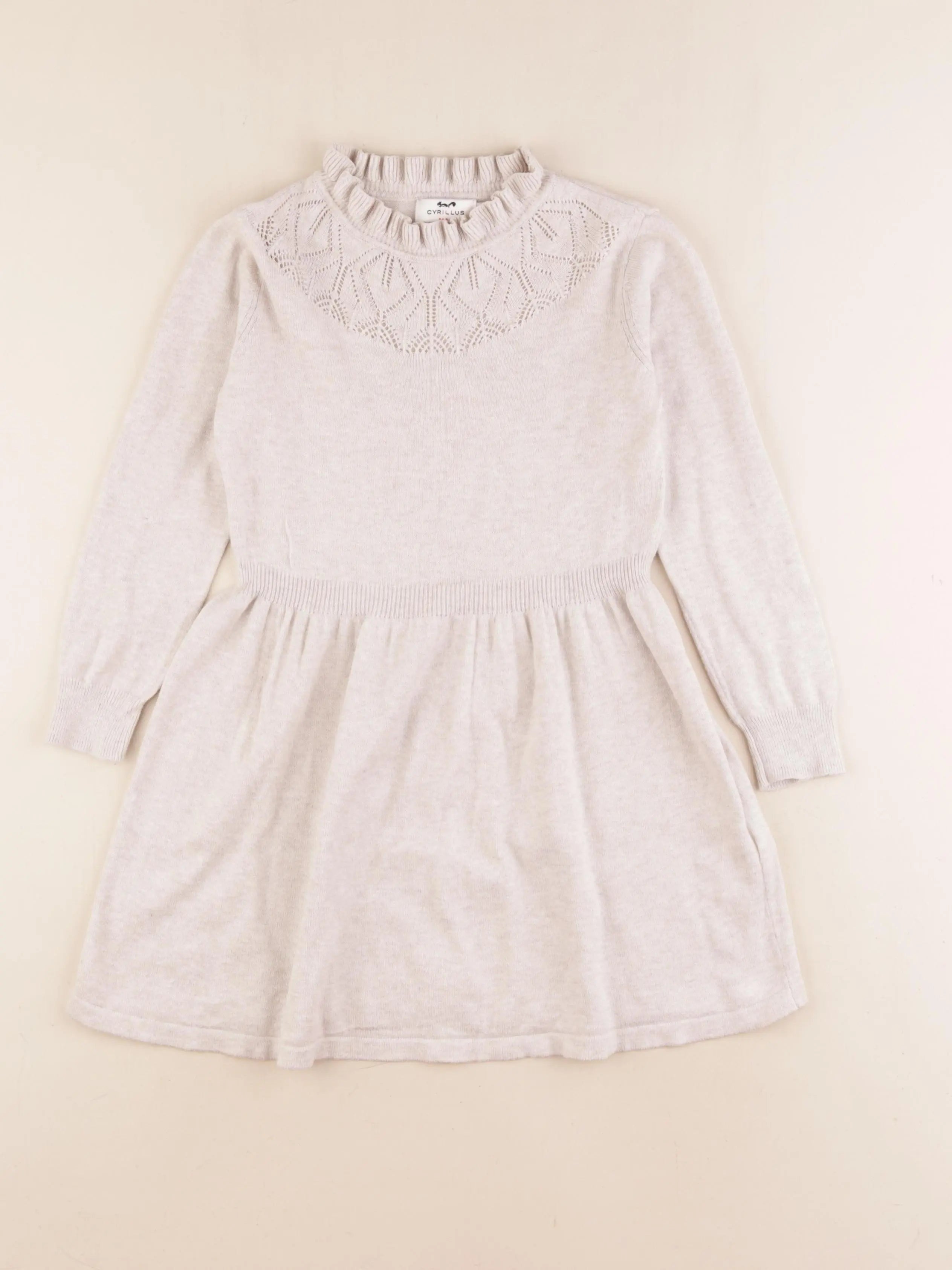 Cyrillus - robe beige - 6 ans