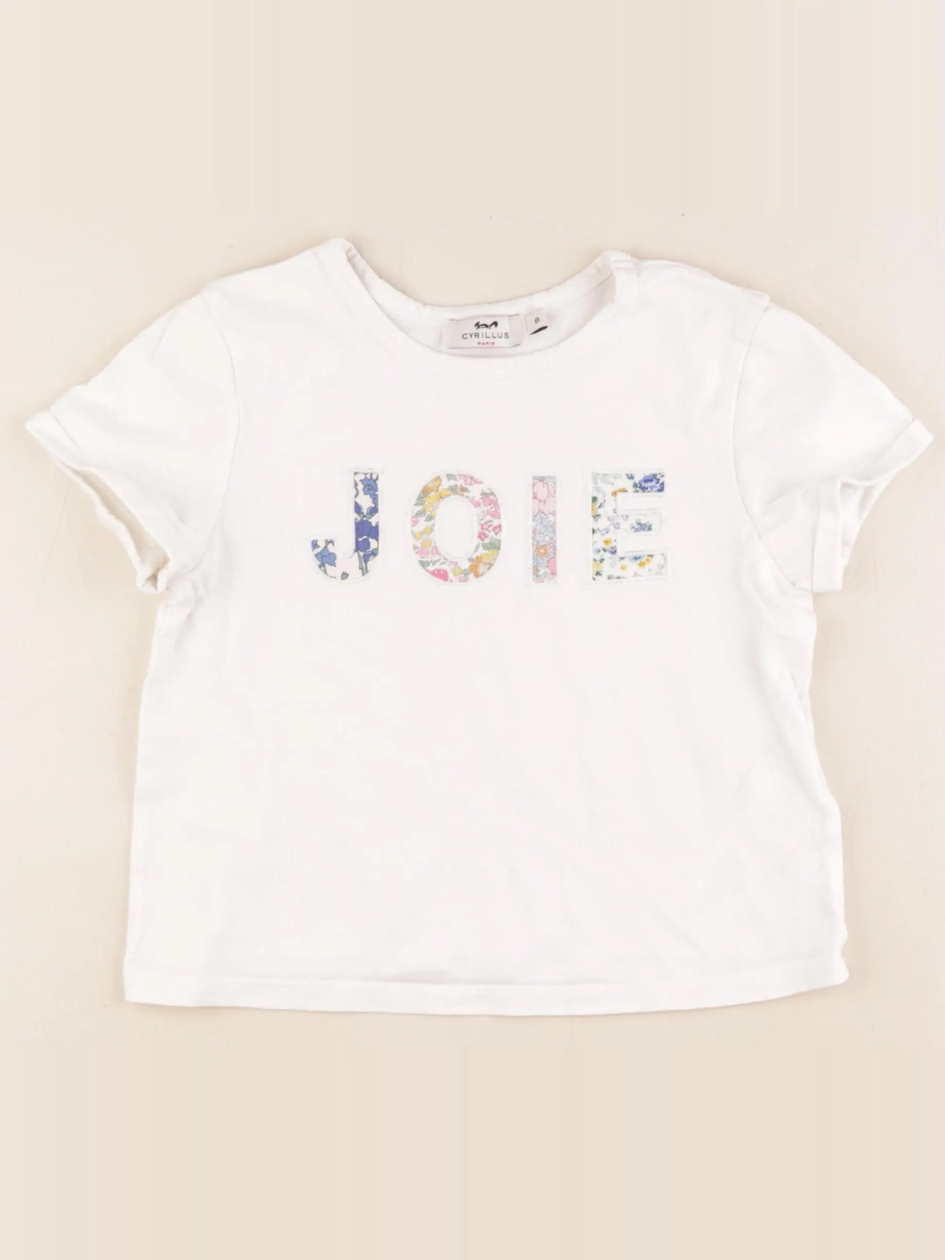Cyrillus - tee-shirt blanc - 8 ans