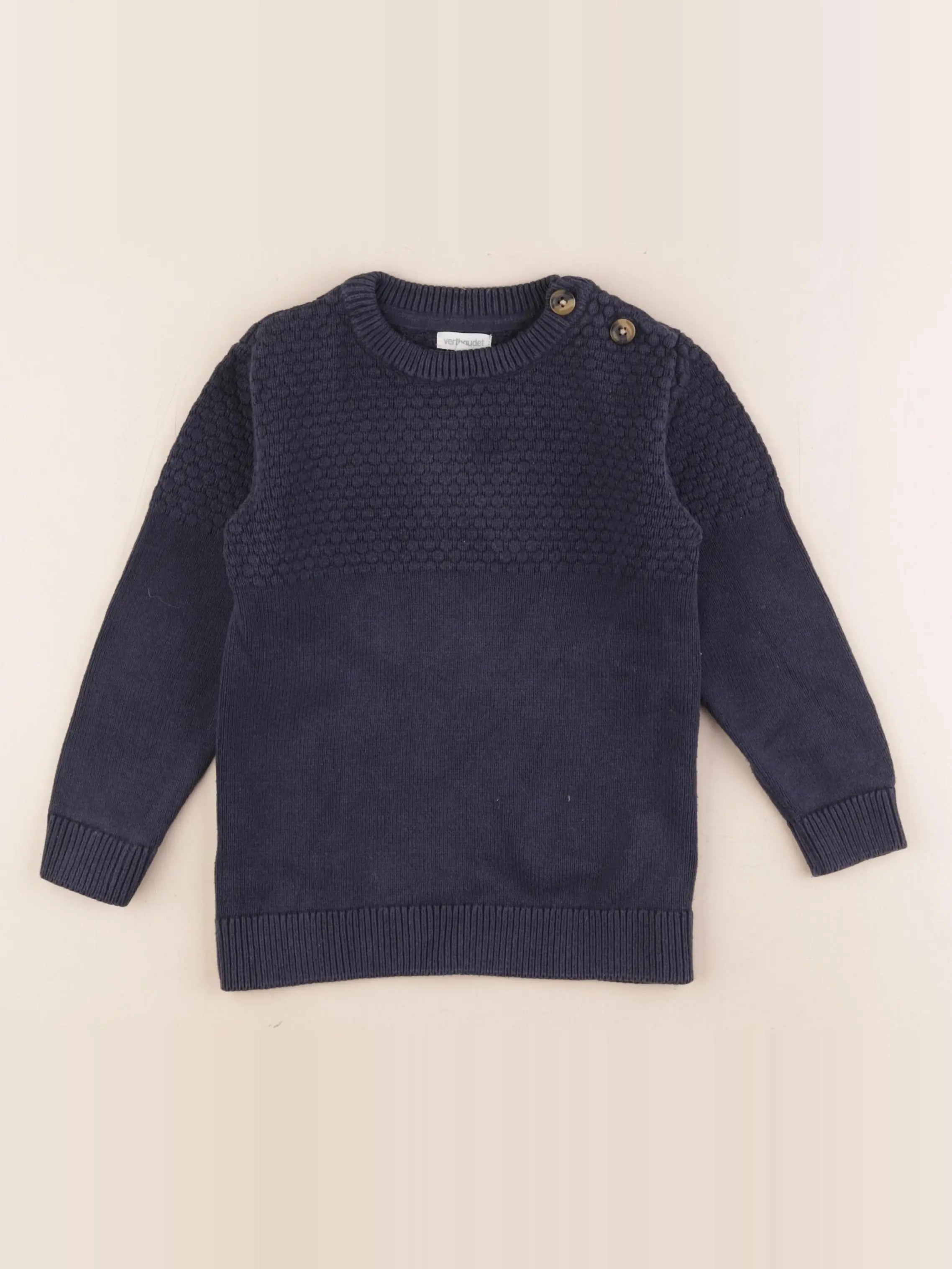 Vertbaudet - pull bleu - 5 ans