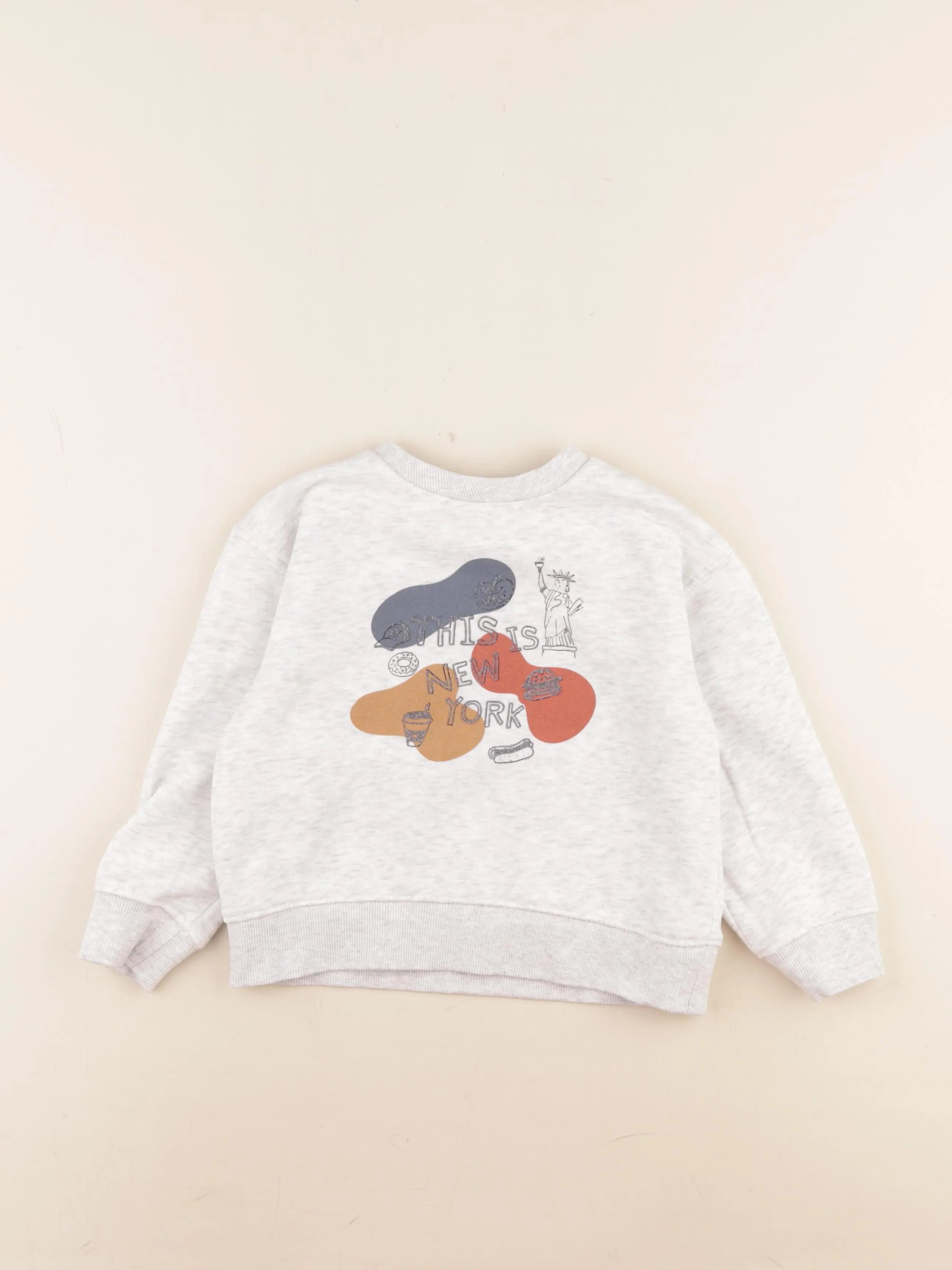 Vertbaudet - sweat gris - 4 ans