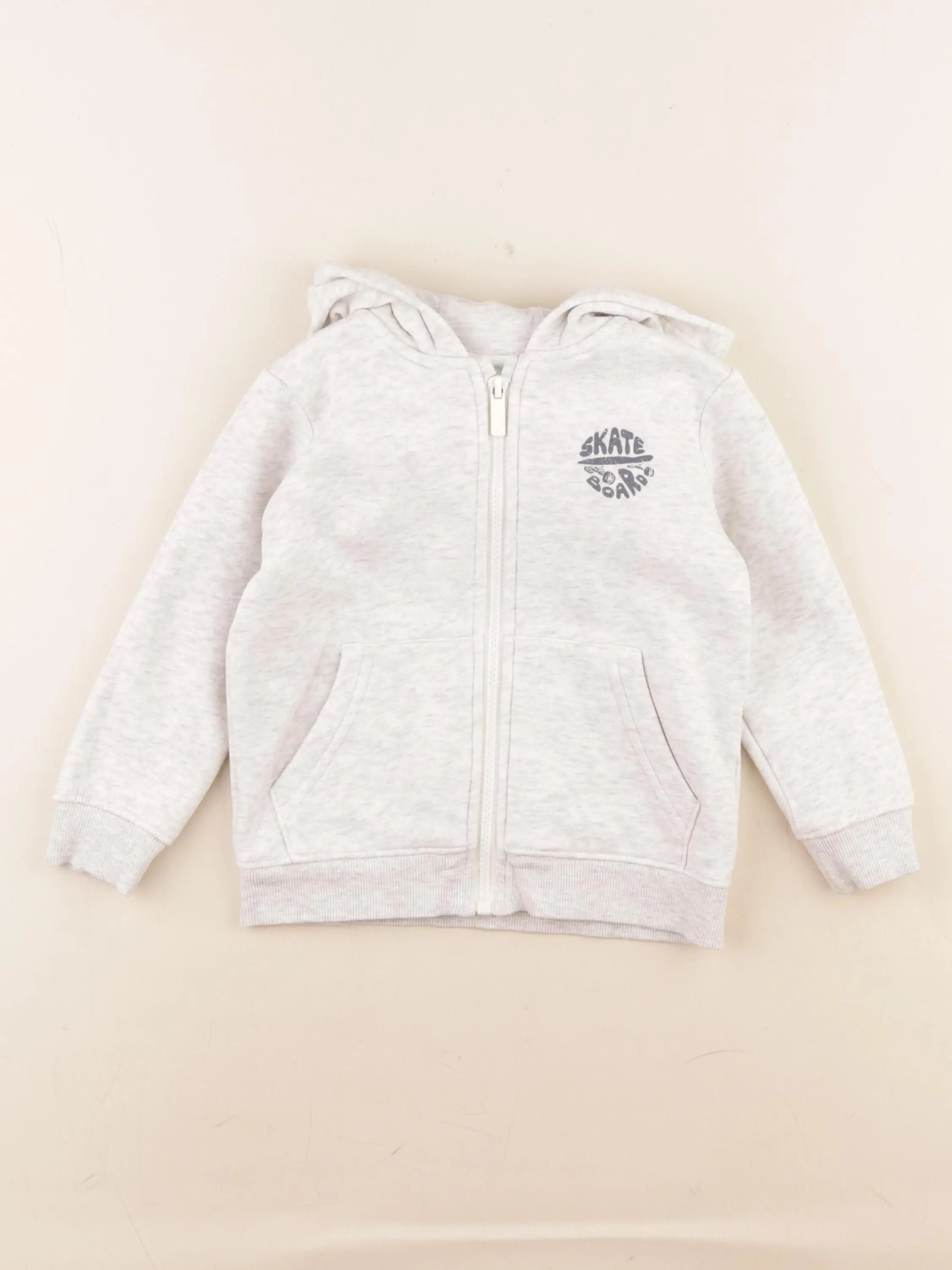 Vertbaudet - sweat gris - 3 ans