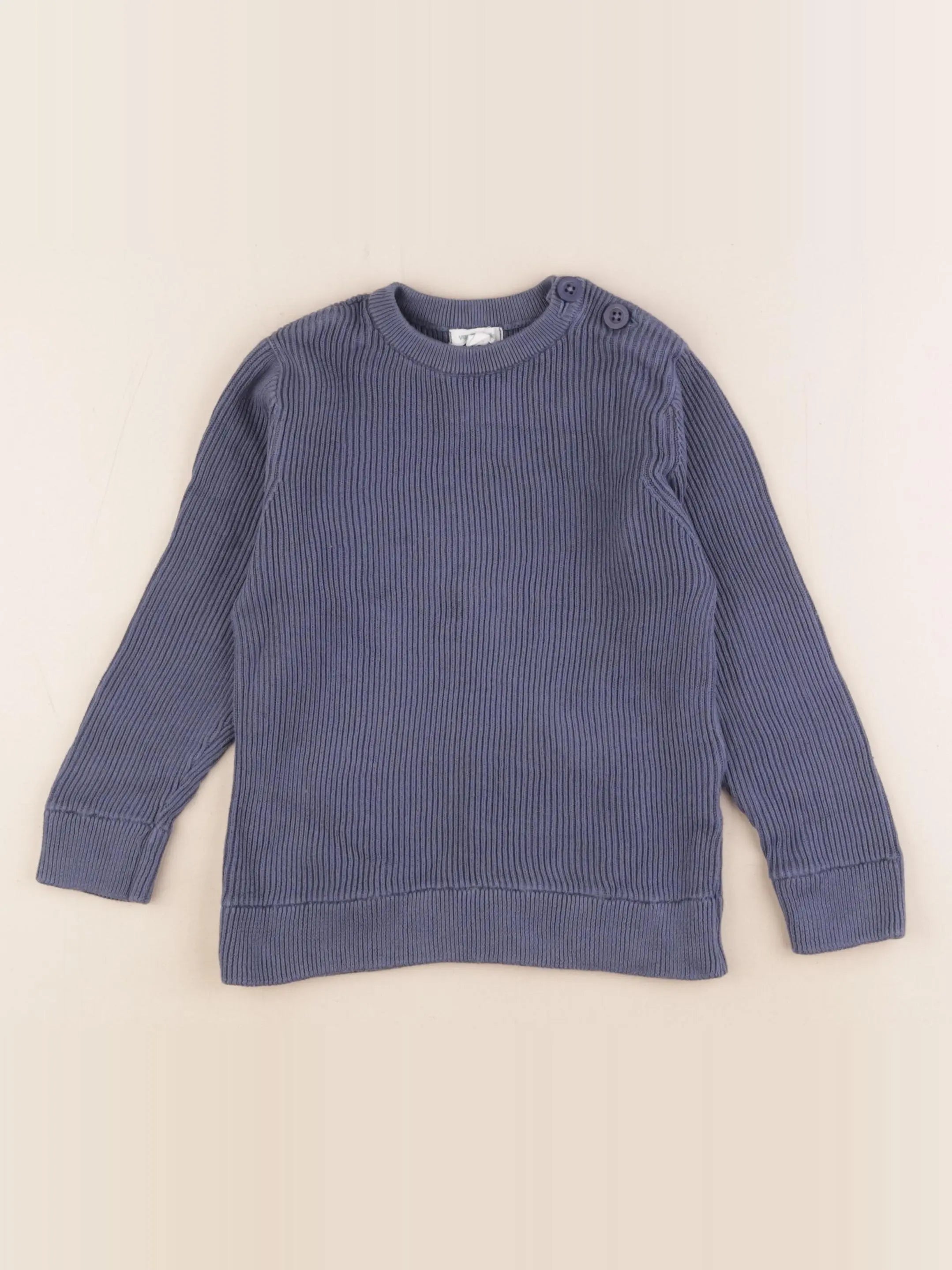 Vertbaudet - pull bleu - 5 ans
