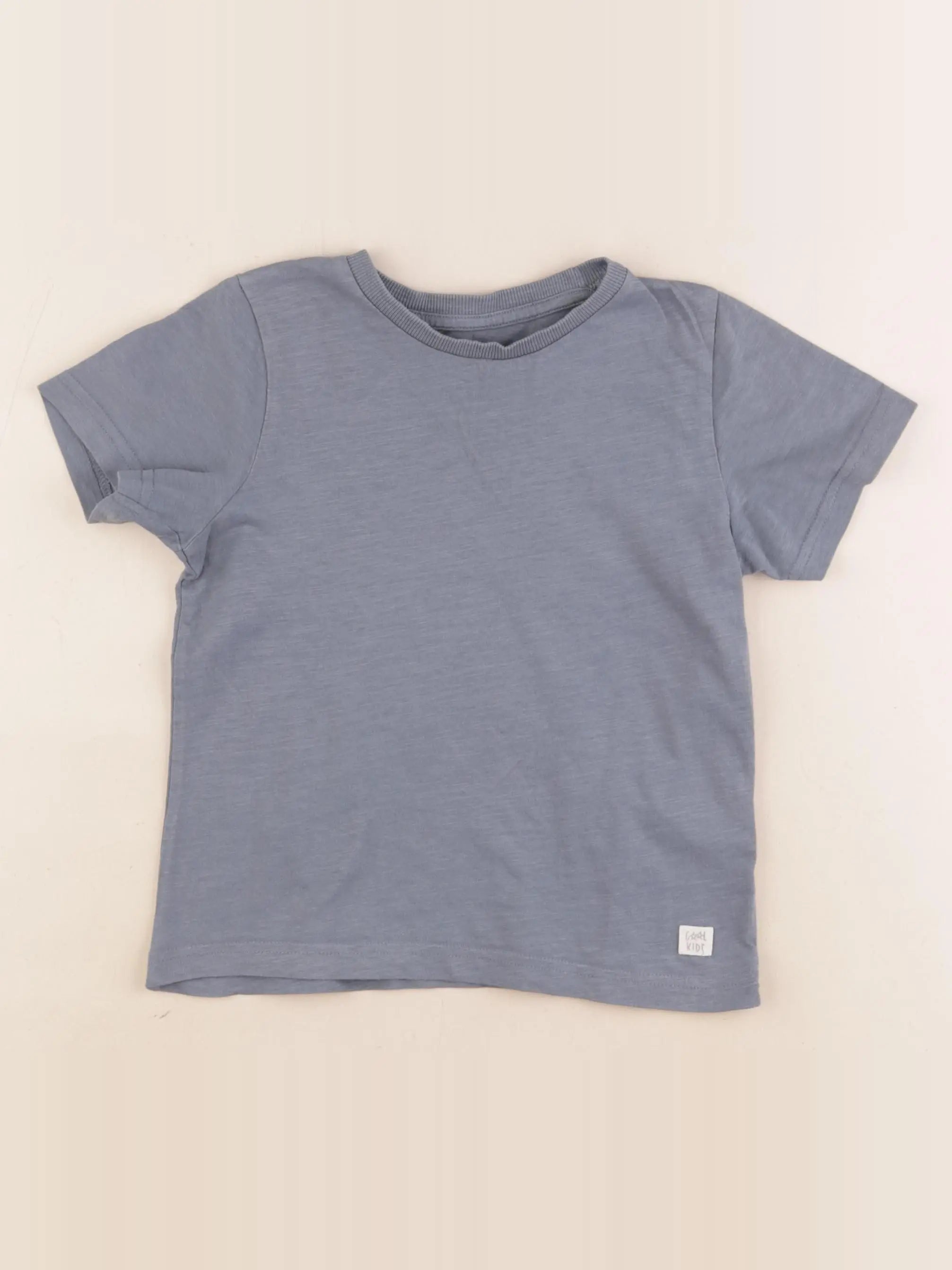 Vertbaudet - tee-shirt bleu - 5 ans