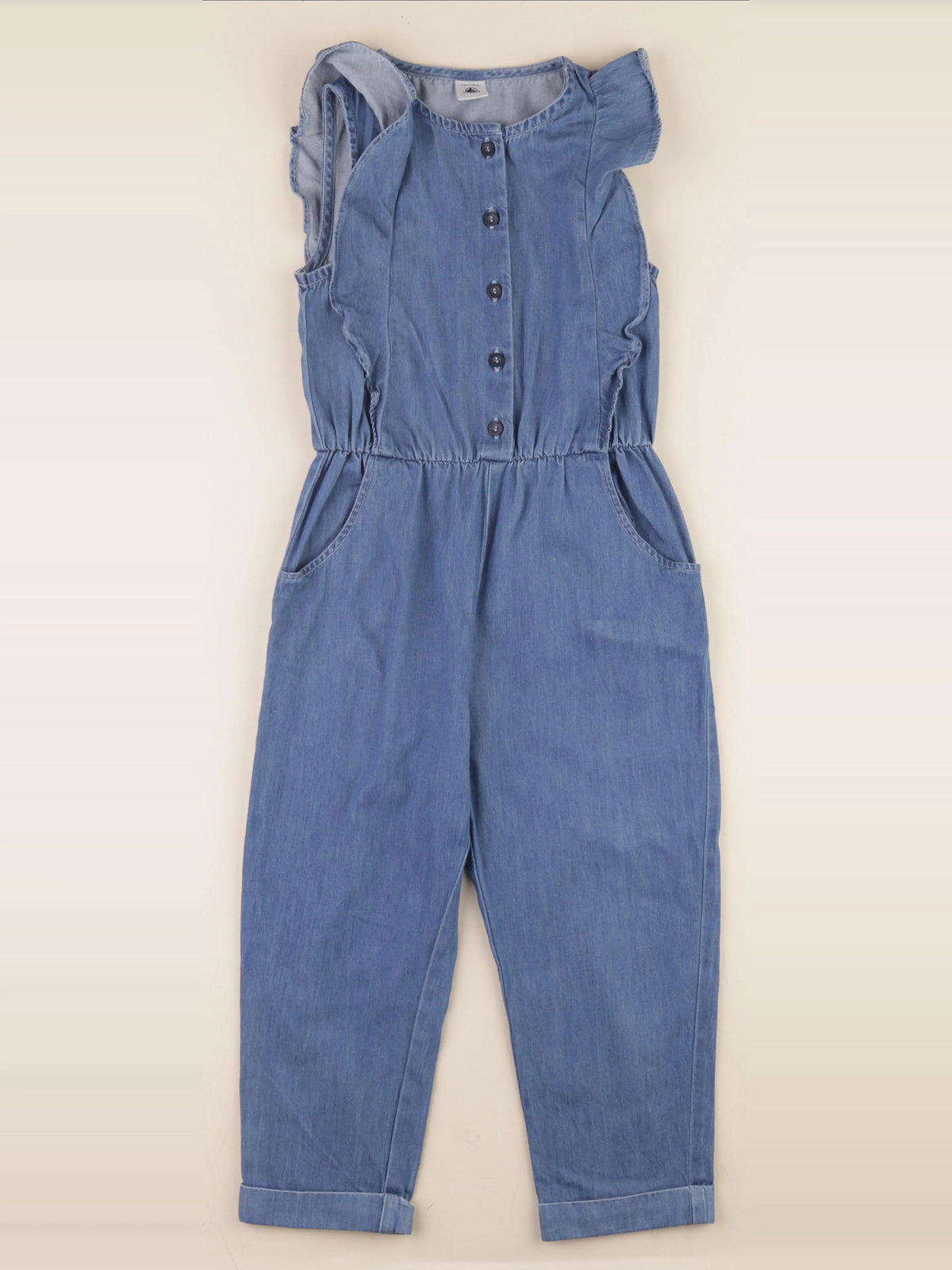Petit Bateau - combinaison bleu - 8 ans