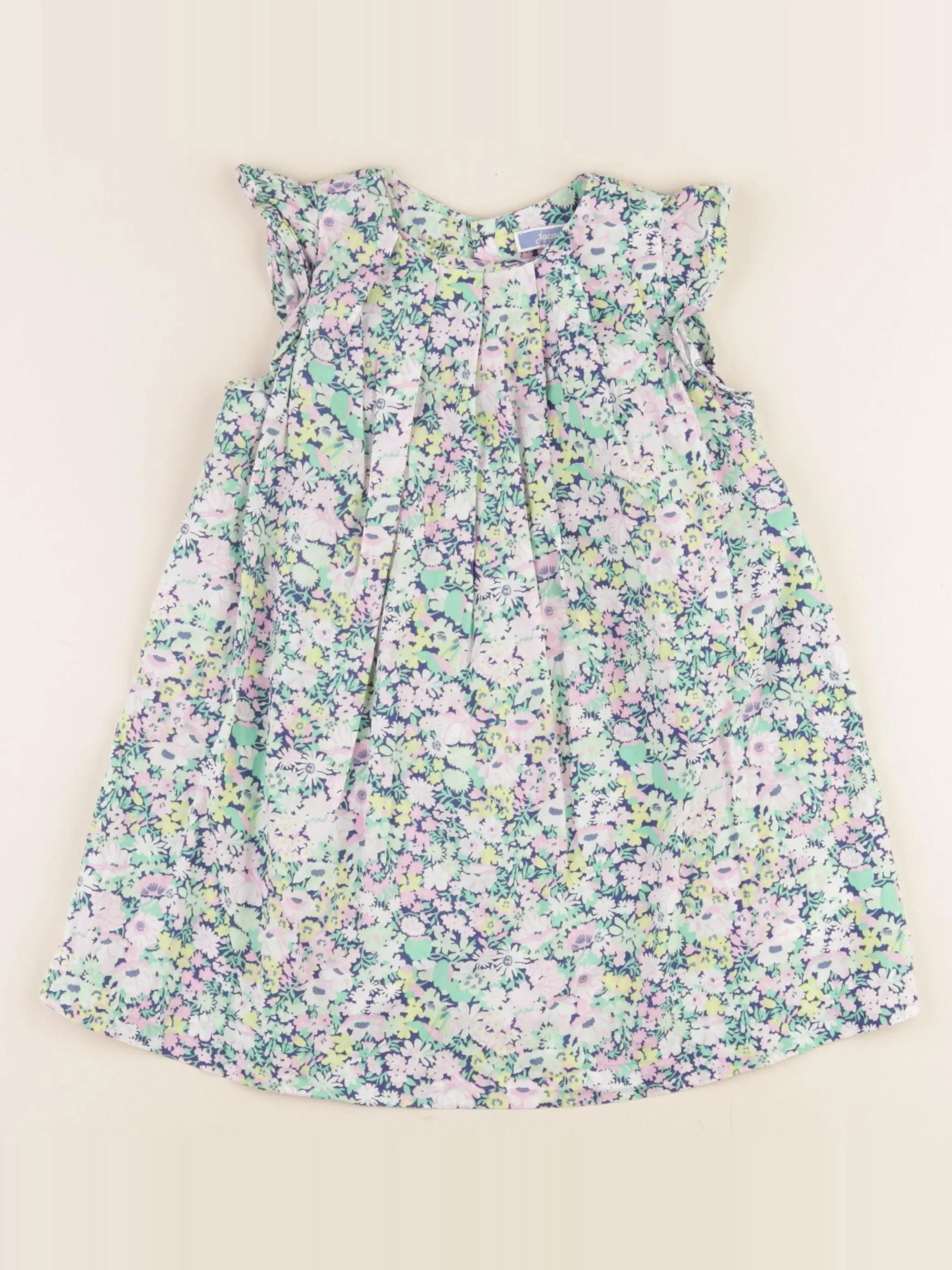 Jacadi - robe liberty multicolore - 36 mois