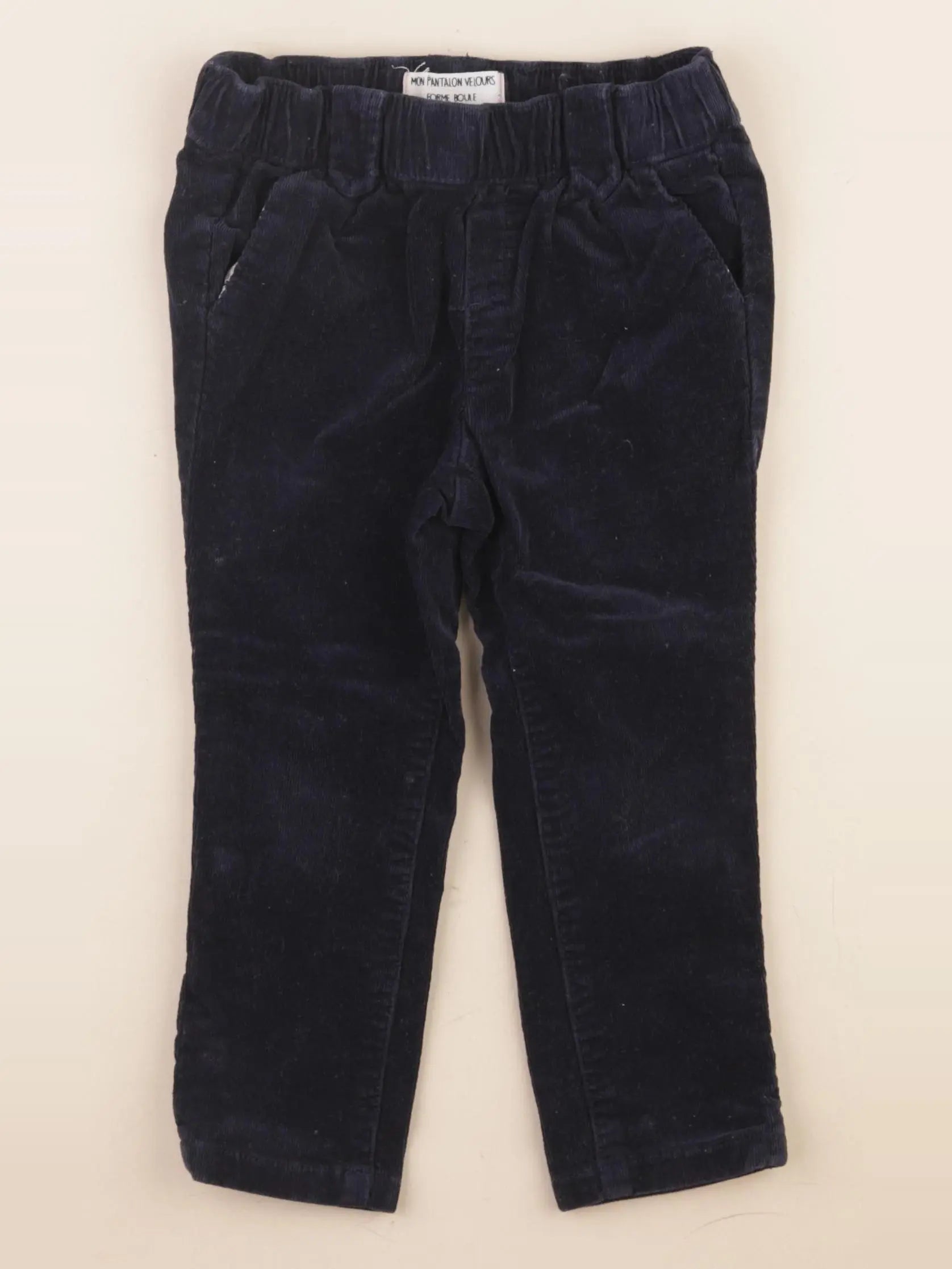 Cyrillus - pantalon bleu - 3 ans