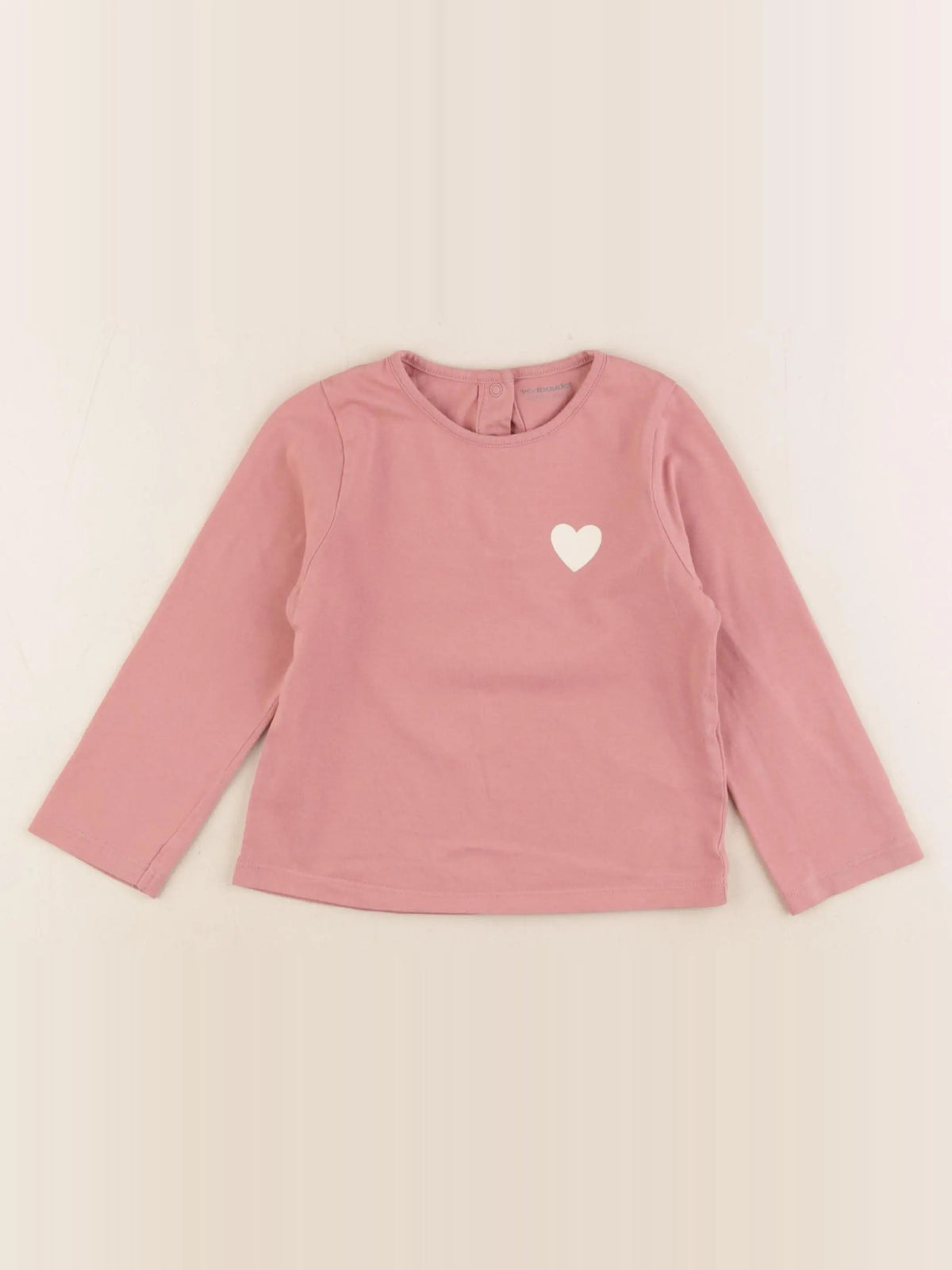 Vertbaudet - tee-shirt rose - 24 mois