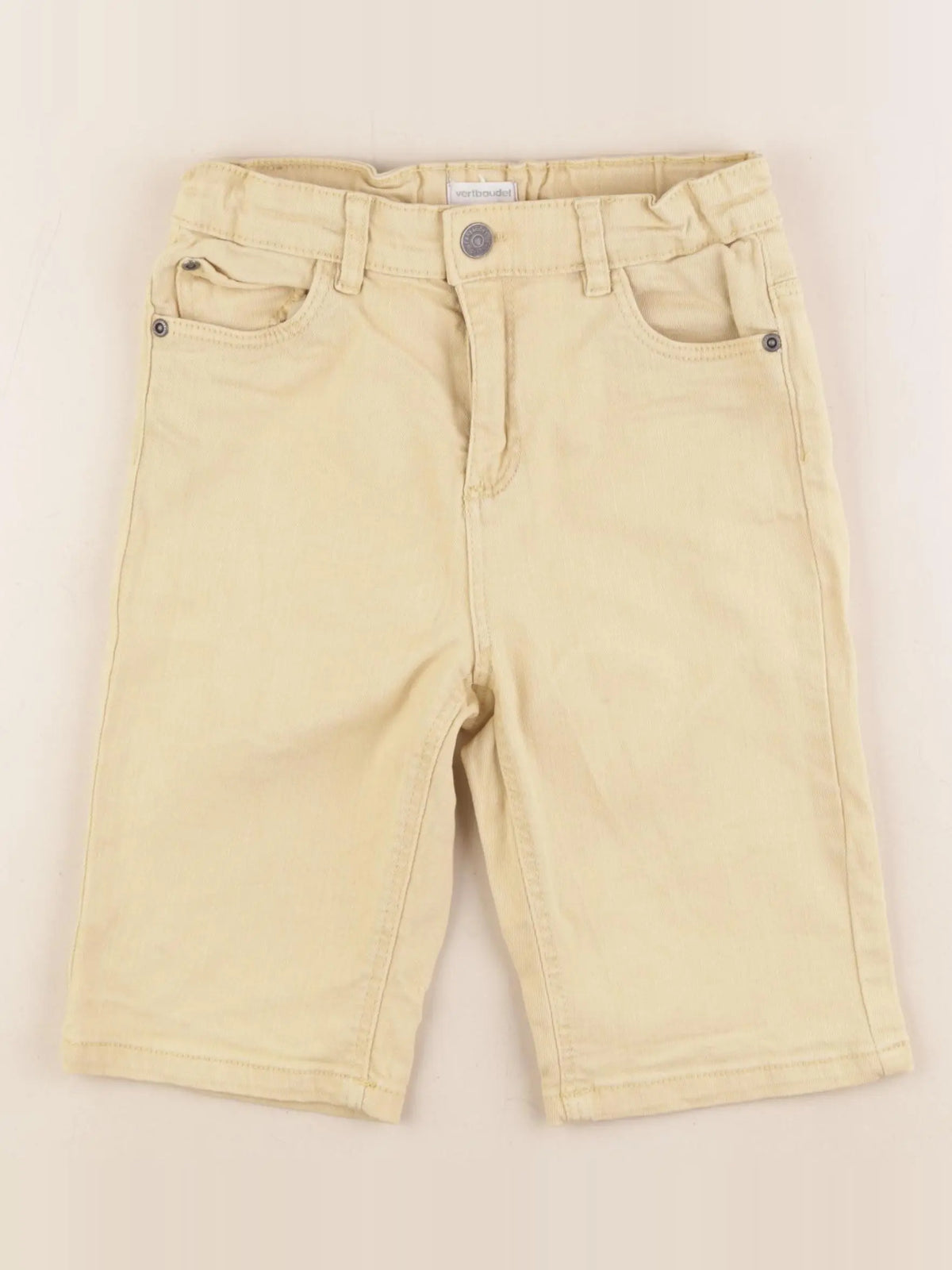 Vertbaudet - short jaune - 10 ans