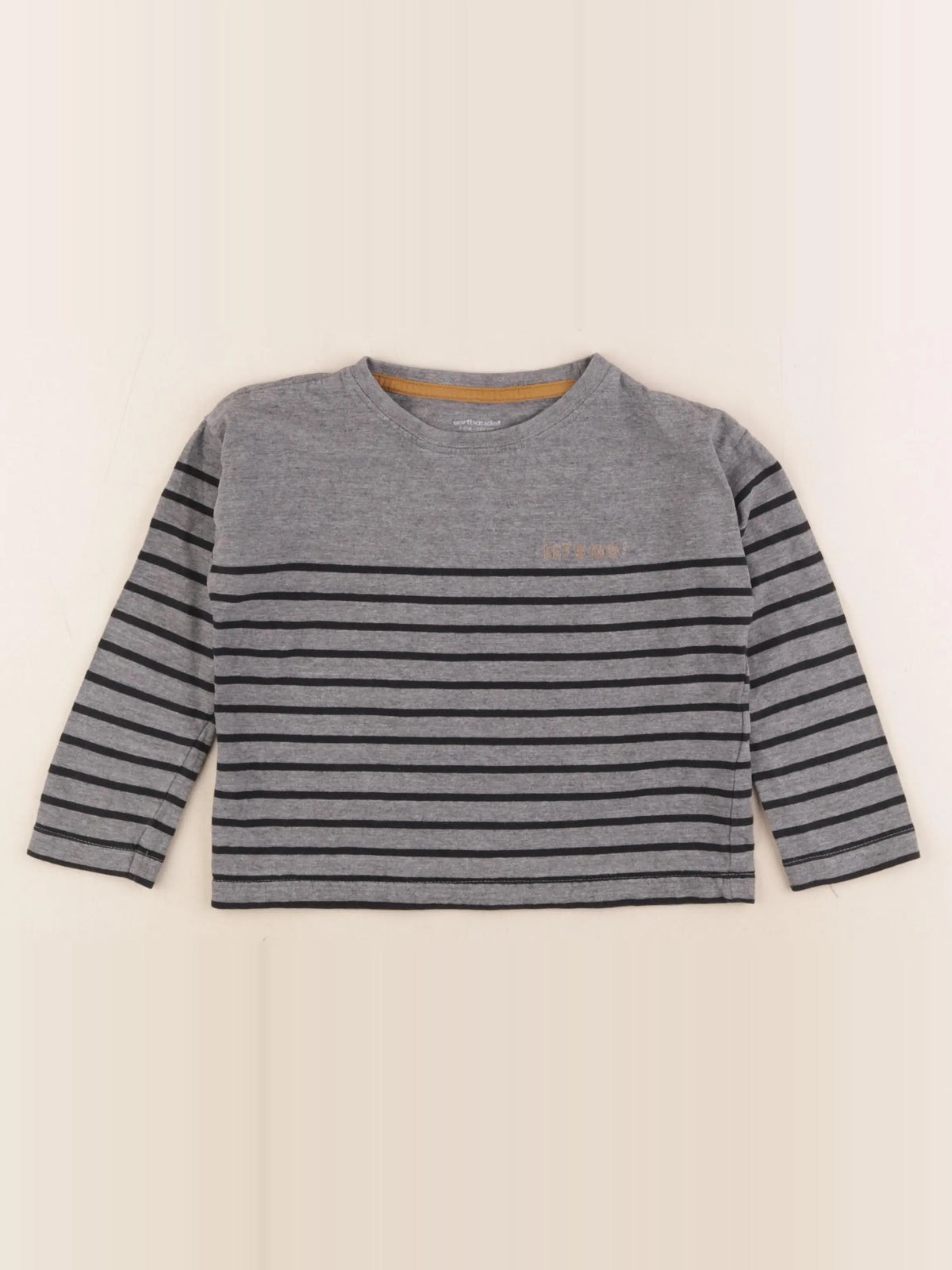 Vertbaudet - tee-shirt gris - 4 ans