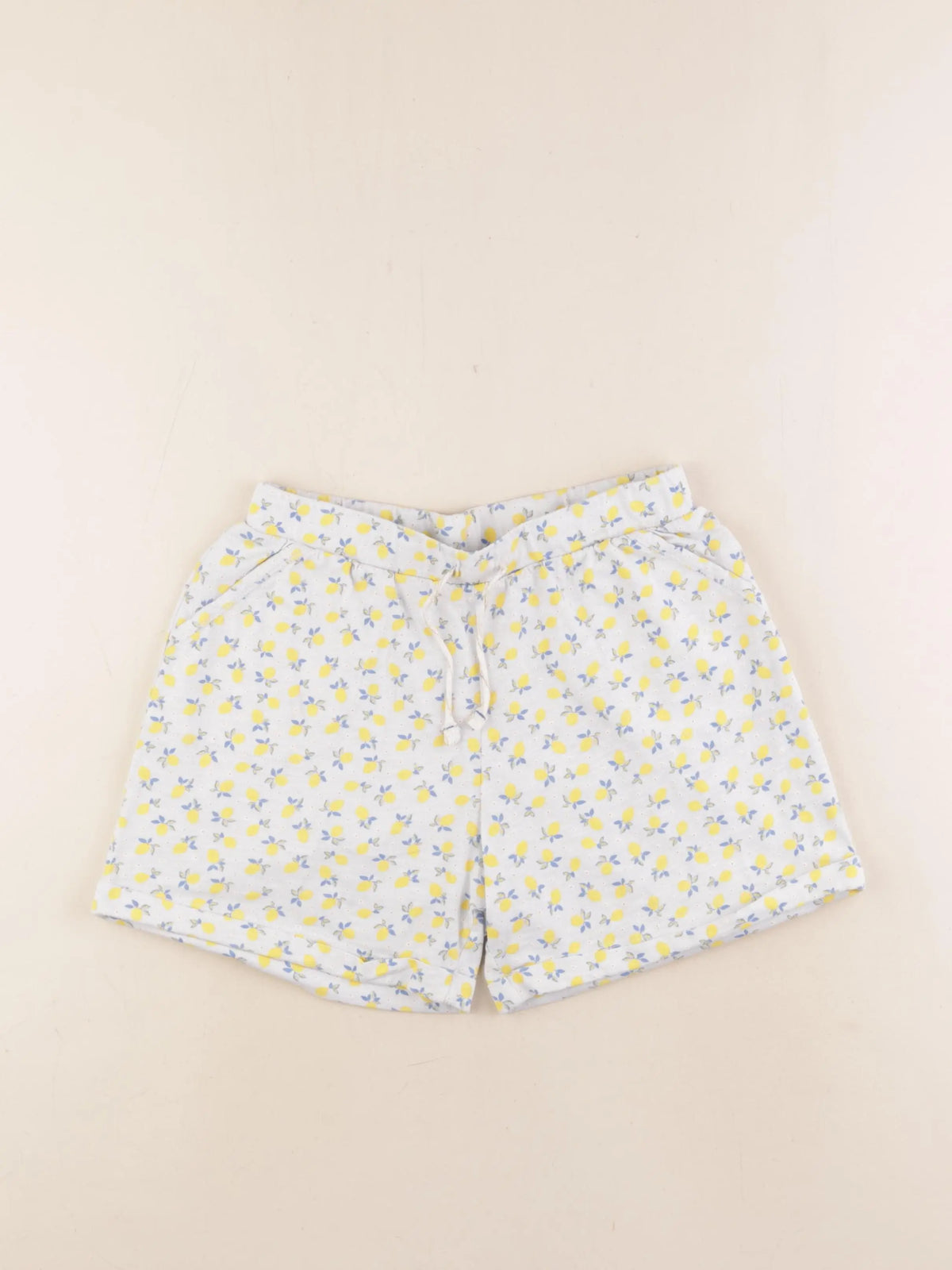 Vertbaudet - short bleu, jaune - 14 ans