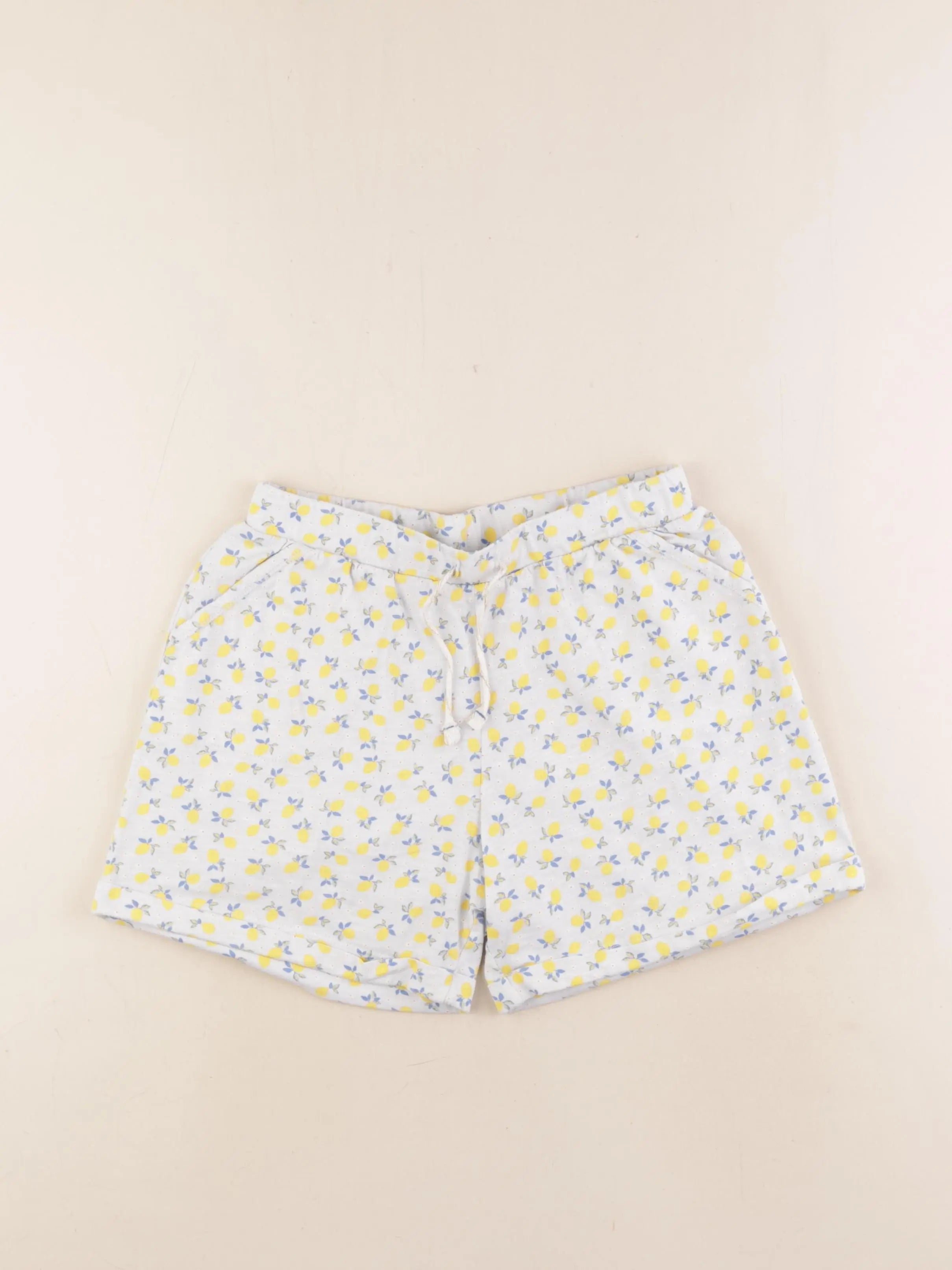 Vertbaudet - short bleu, jaune - 14 ans