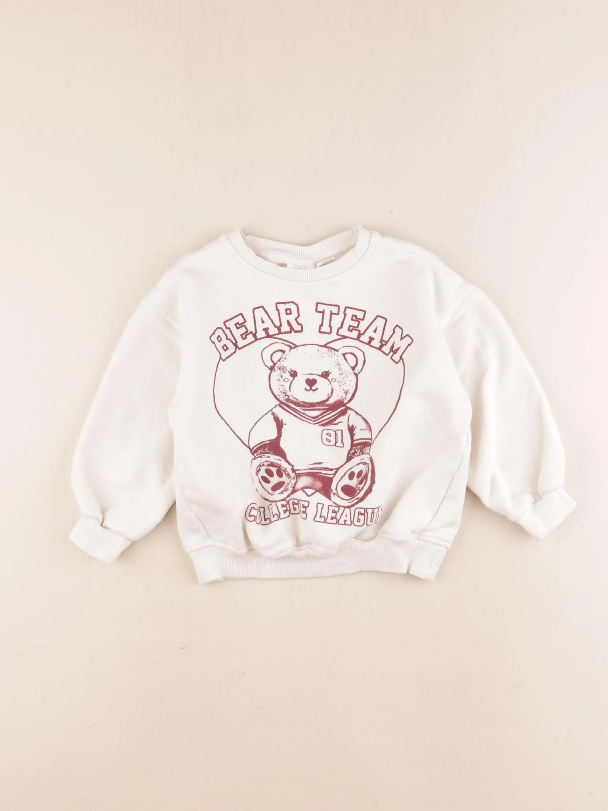 Zara - sweat beige - 5 ans