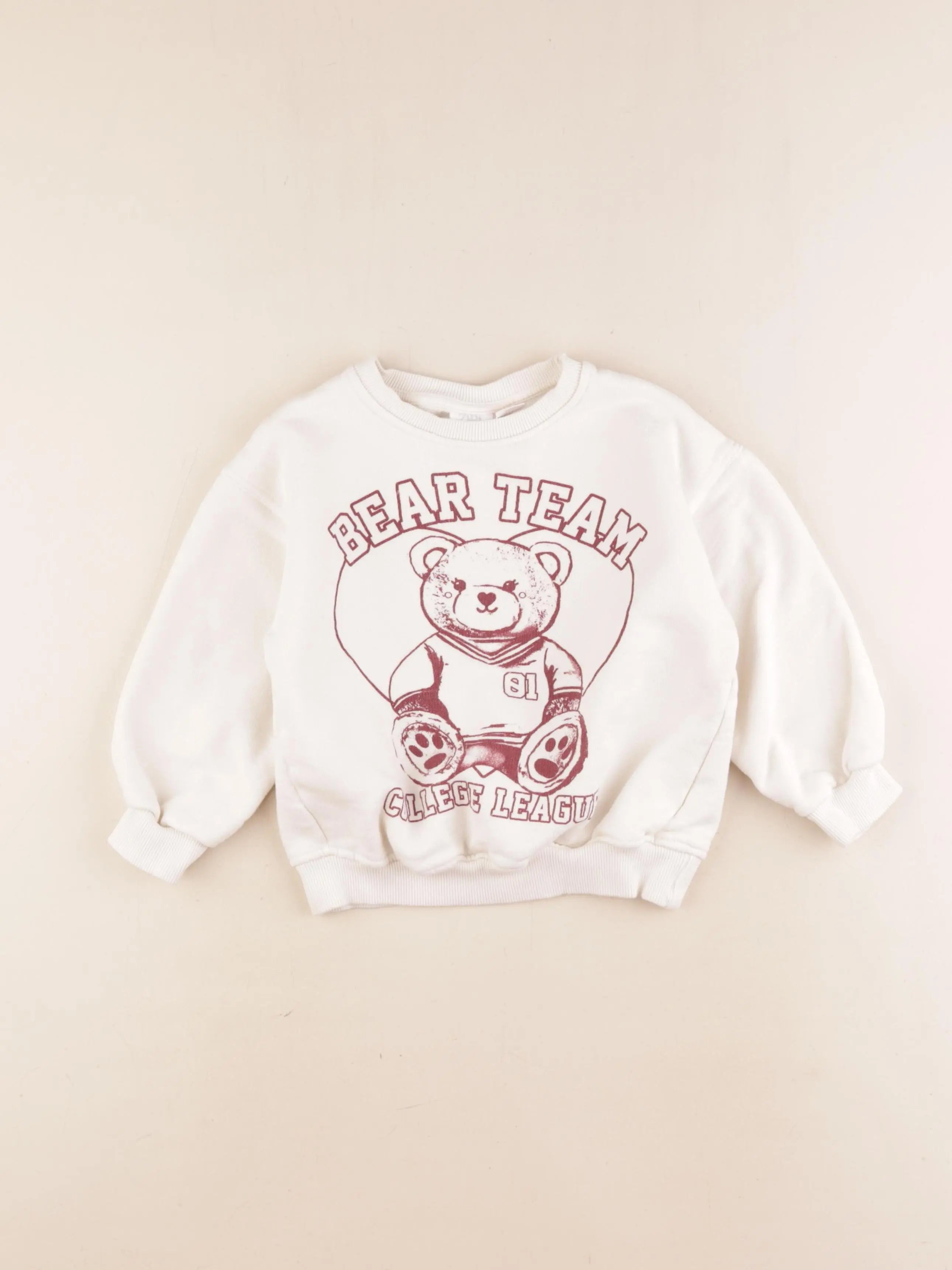 Zara - sweat beige - 5 ans