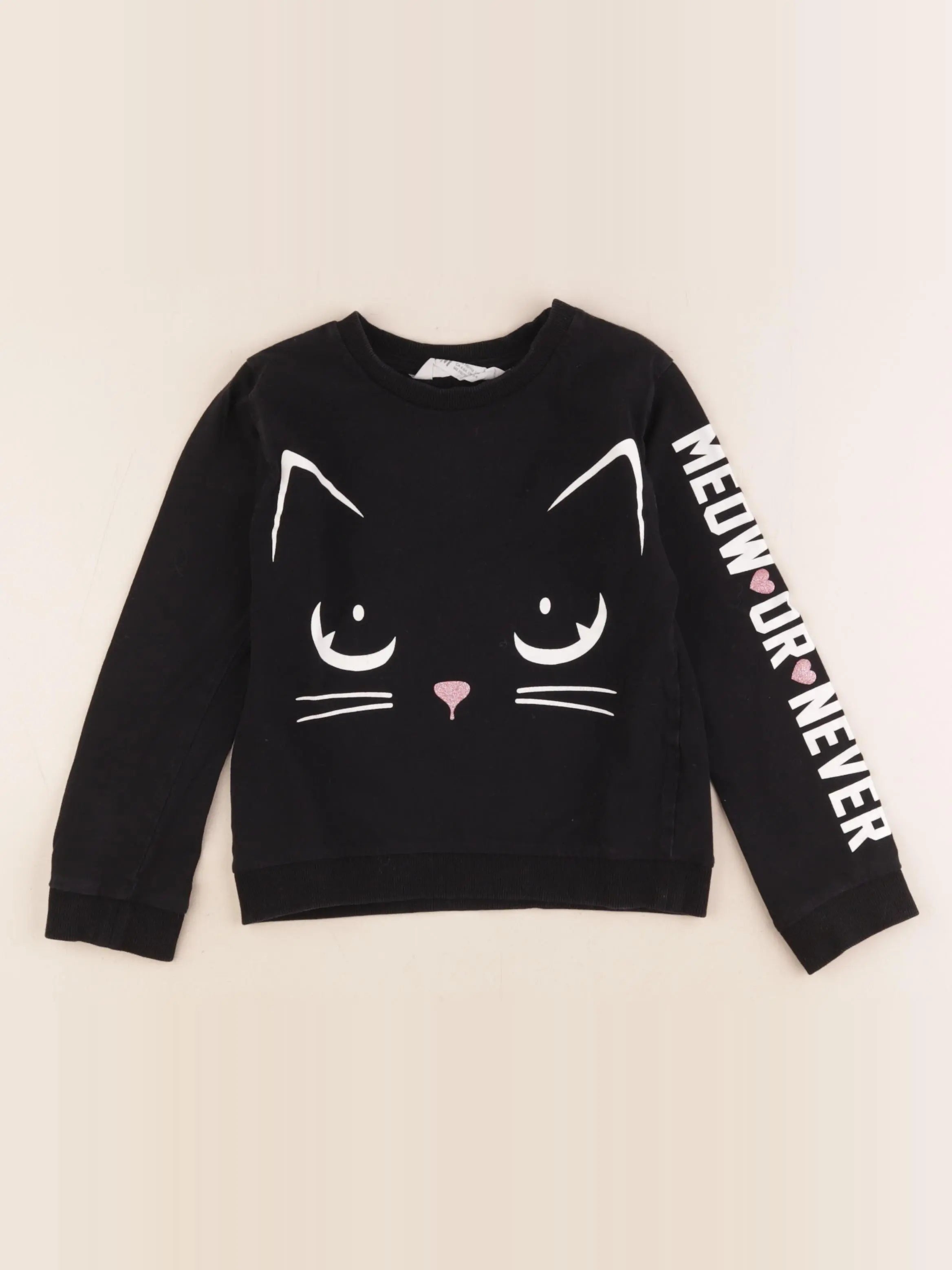 H&M - tee-shirt noir - 4/6 ans