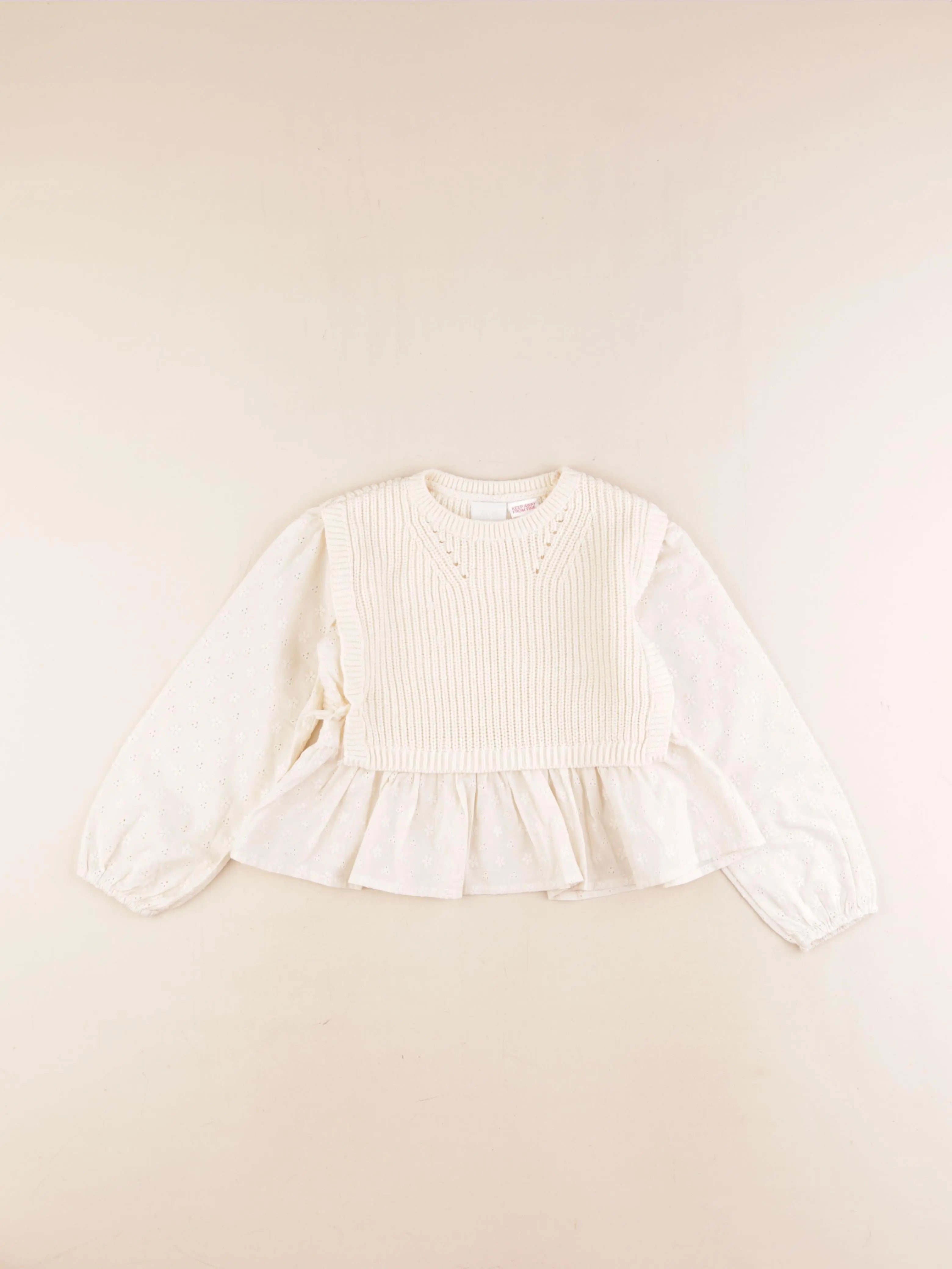 Zara - blouse beige - 5 ans