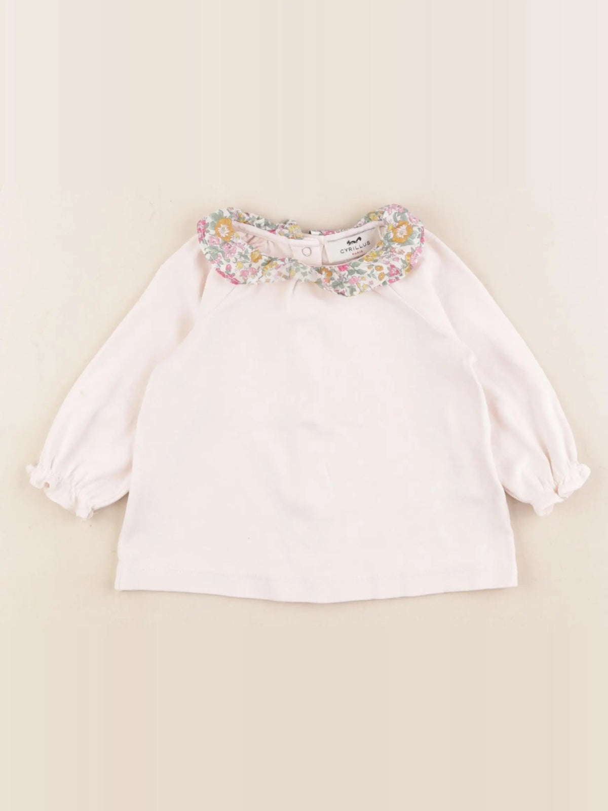 Cyrillus - tee-shirt rose - 6 mois