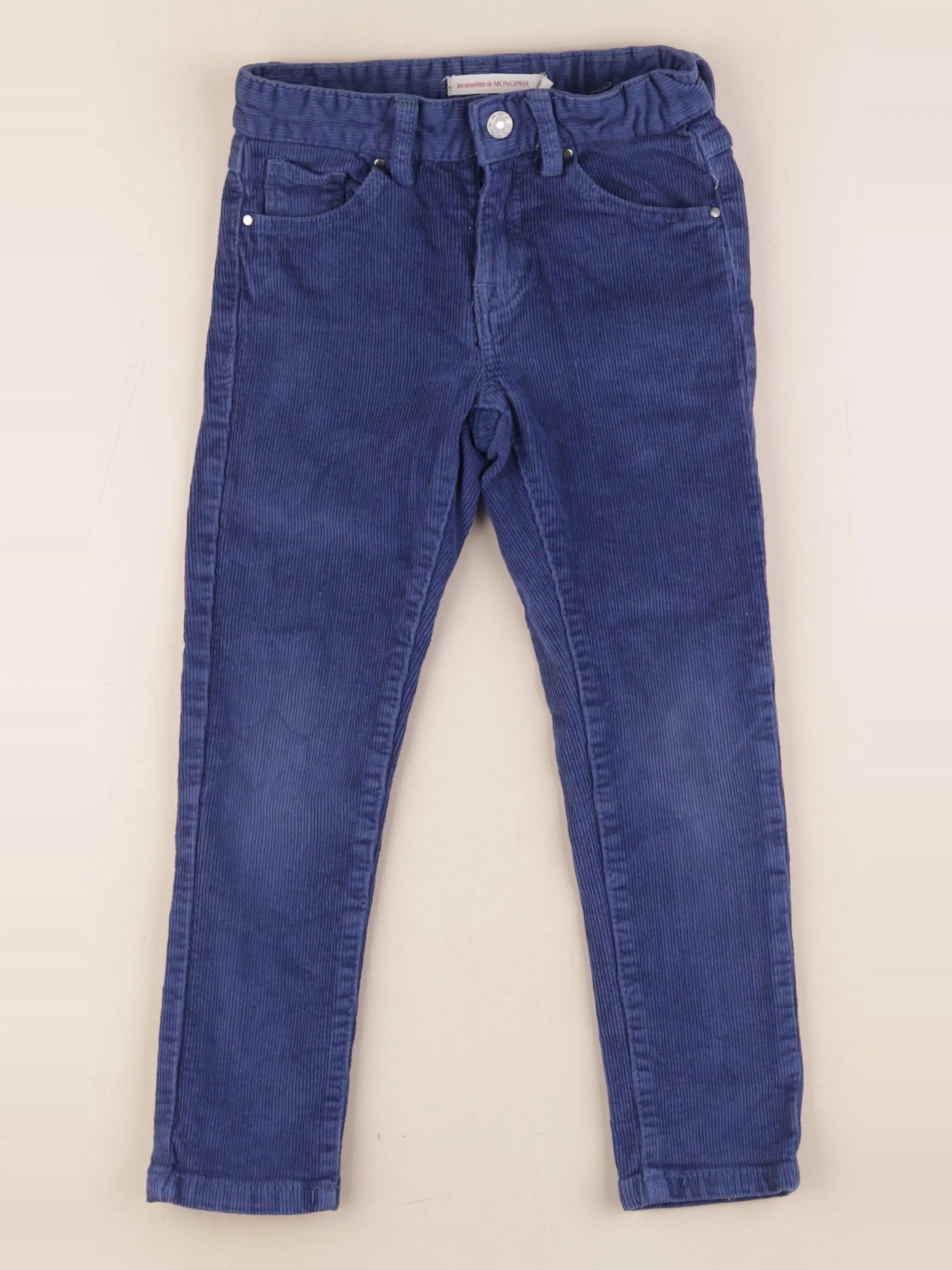 Monoprix - pantalon bleu - 5 ans