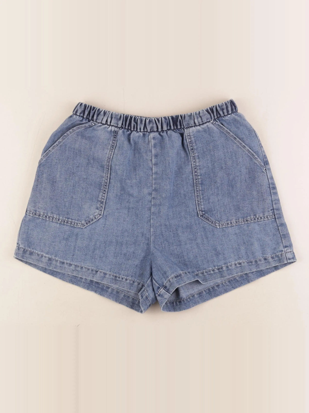 H&M - short bleu - 13/14 ans