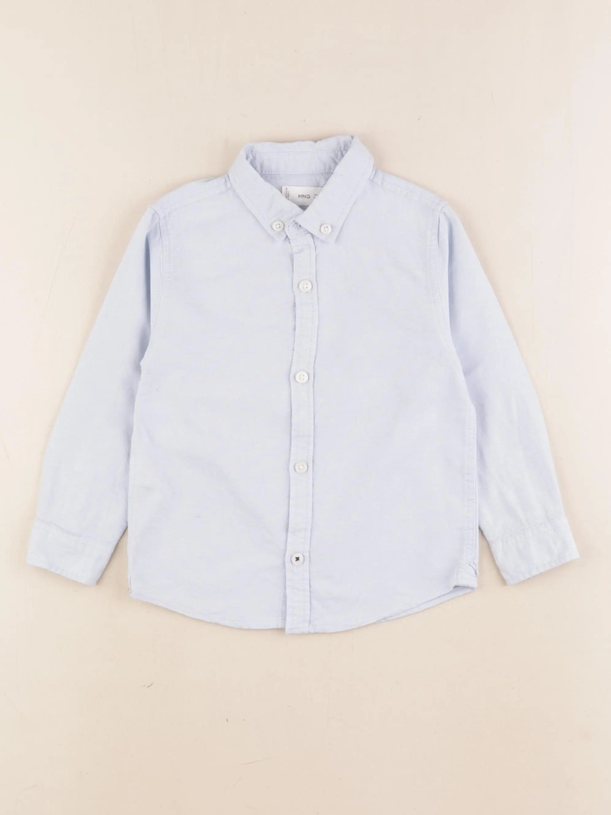 Mango - chemise bleu - 2/3 ans