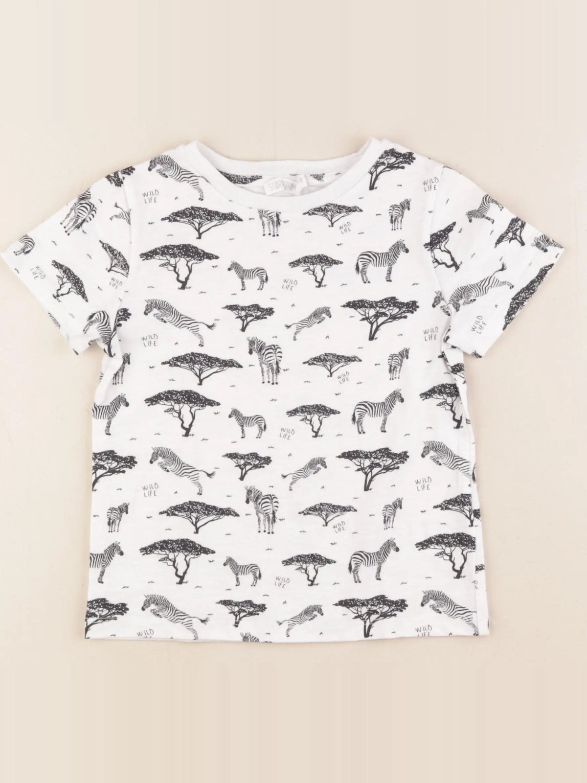Storytelling - tee-shirt blanc, noir - 4 ans