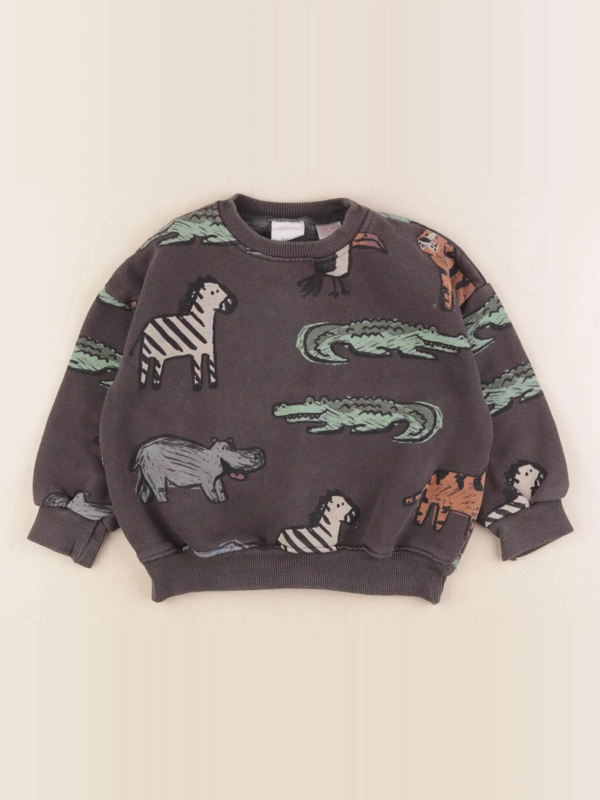 Zara - sweat multicolore - 3/4 ans