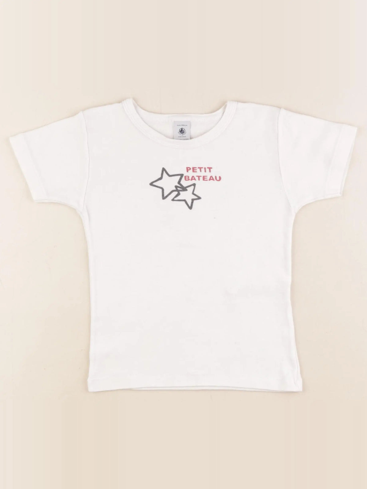 Petit Bateau - maillot de corps blanc - 4 ans