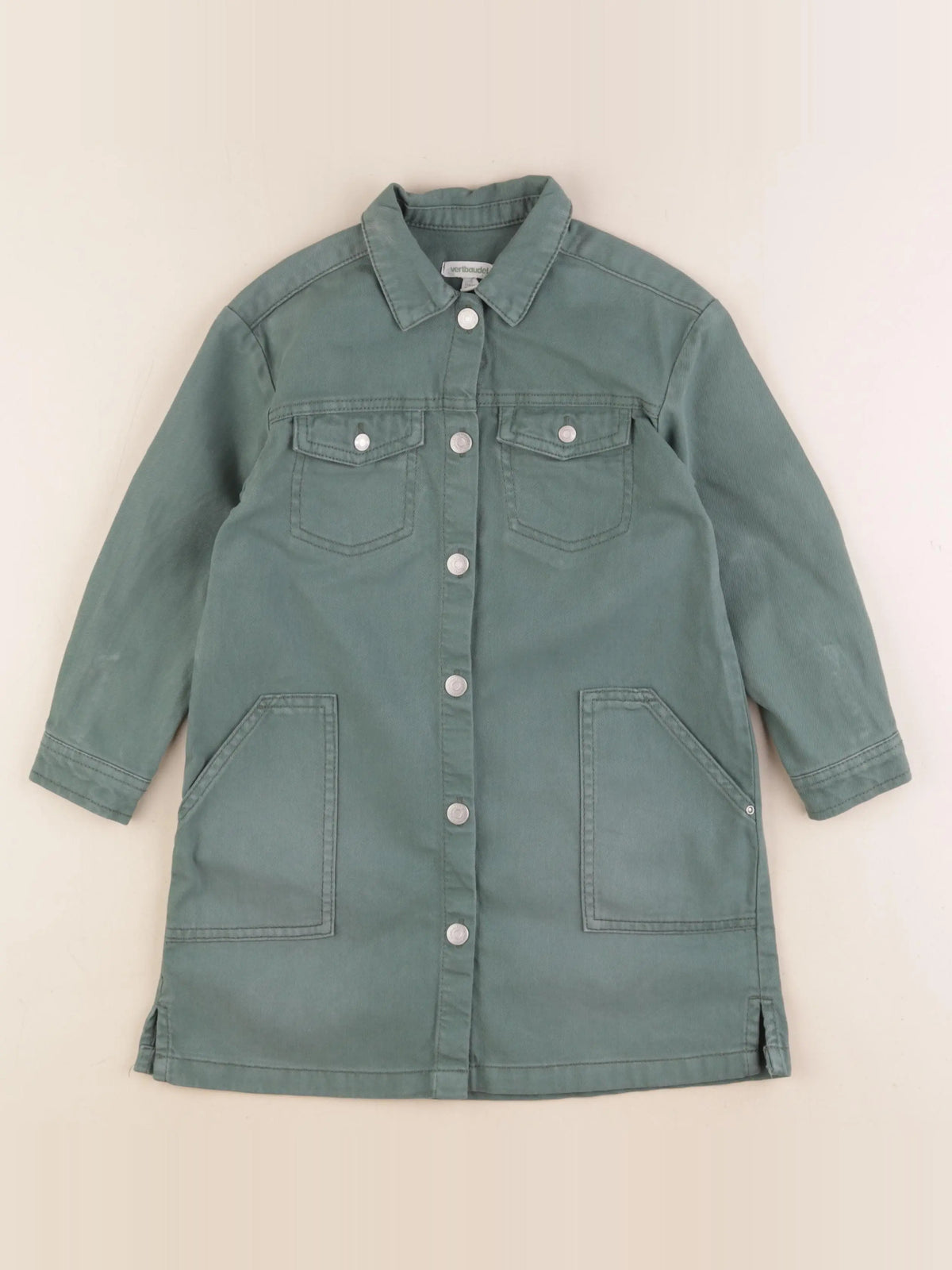 Vertbaudet - robe vert - 6 ans