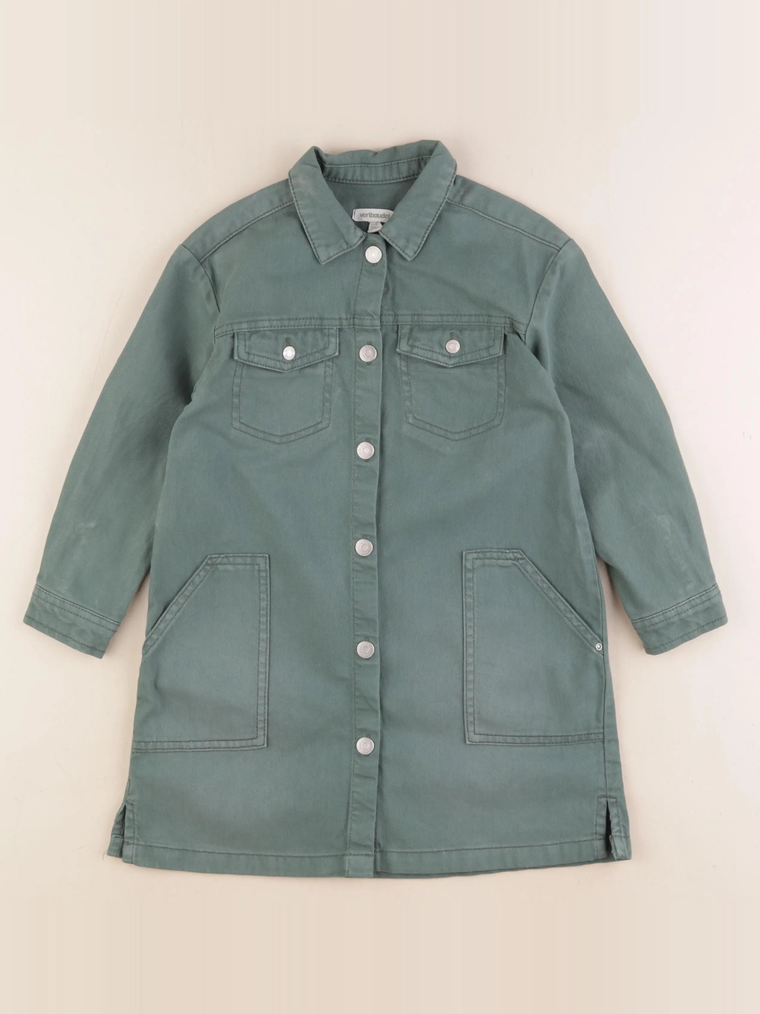 Vertbaudet - robe vert - 6 ans