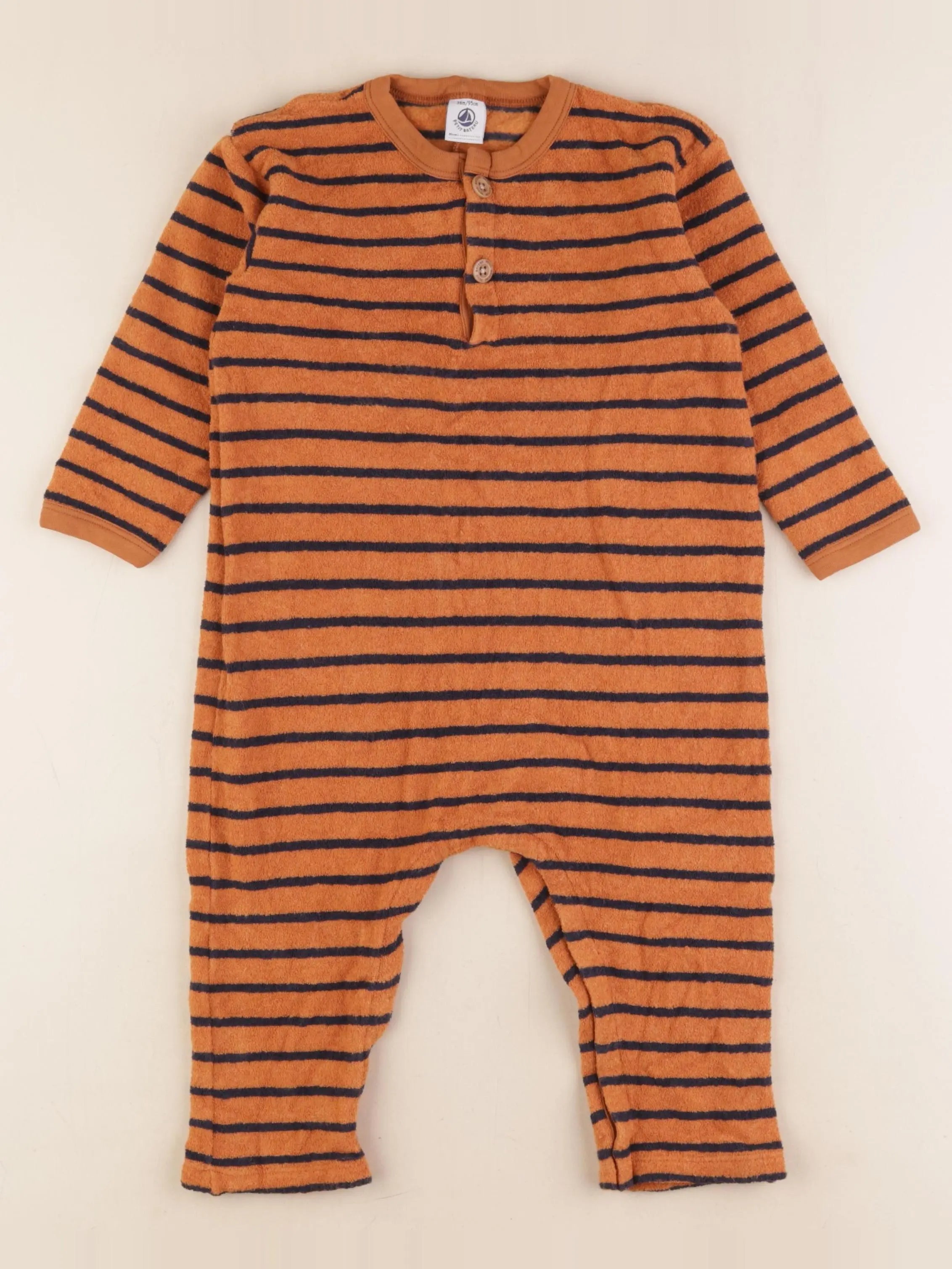 Petit Bateau - combinaison marron - 36 mois