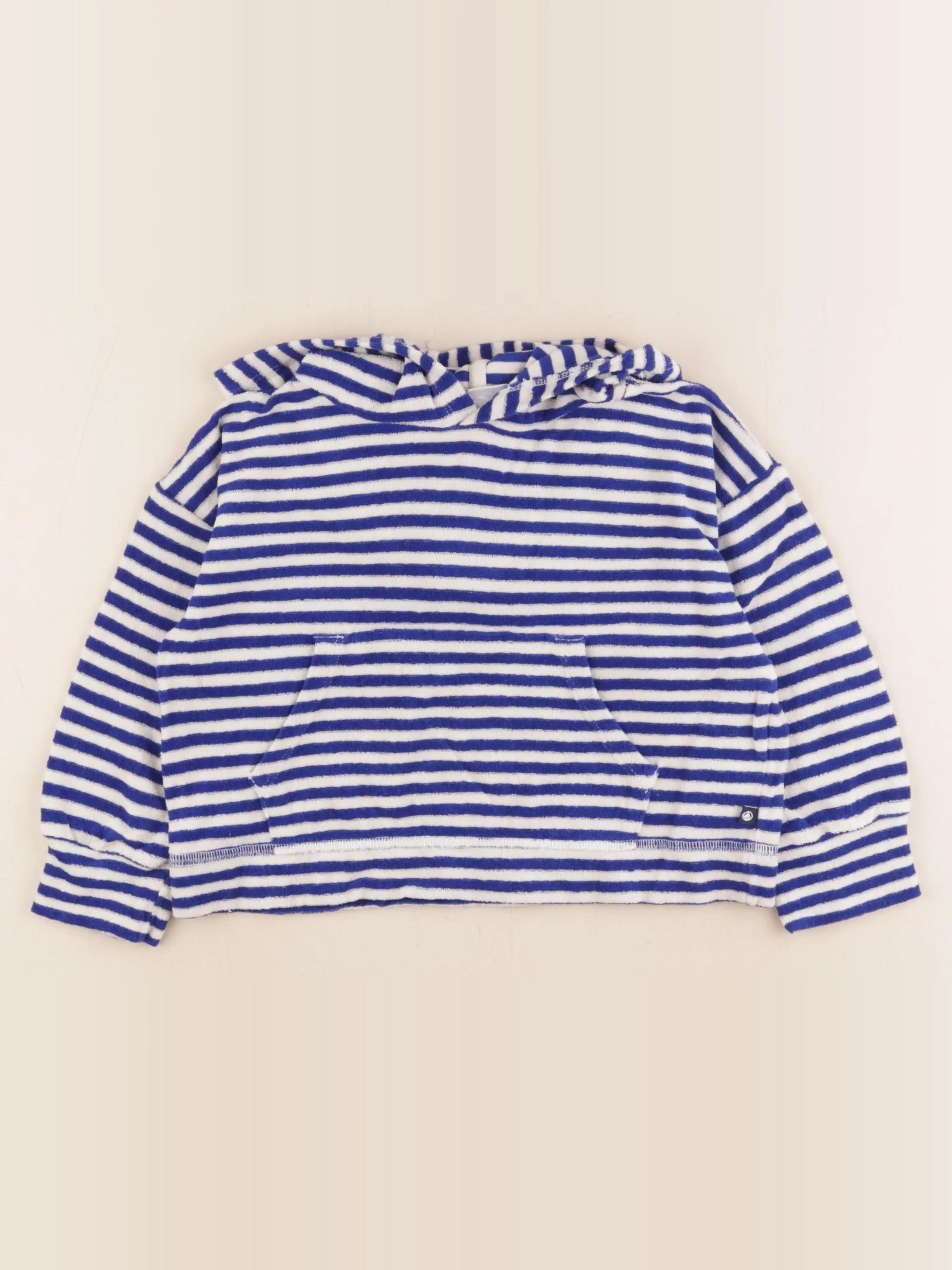 Petit Bateau - sweat bleu - 3 ans