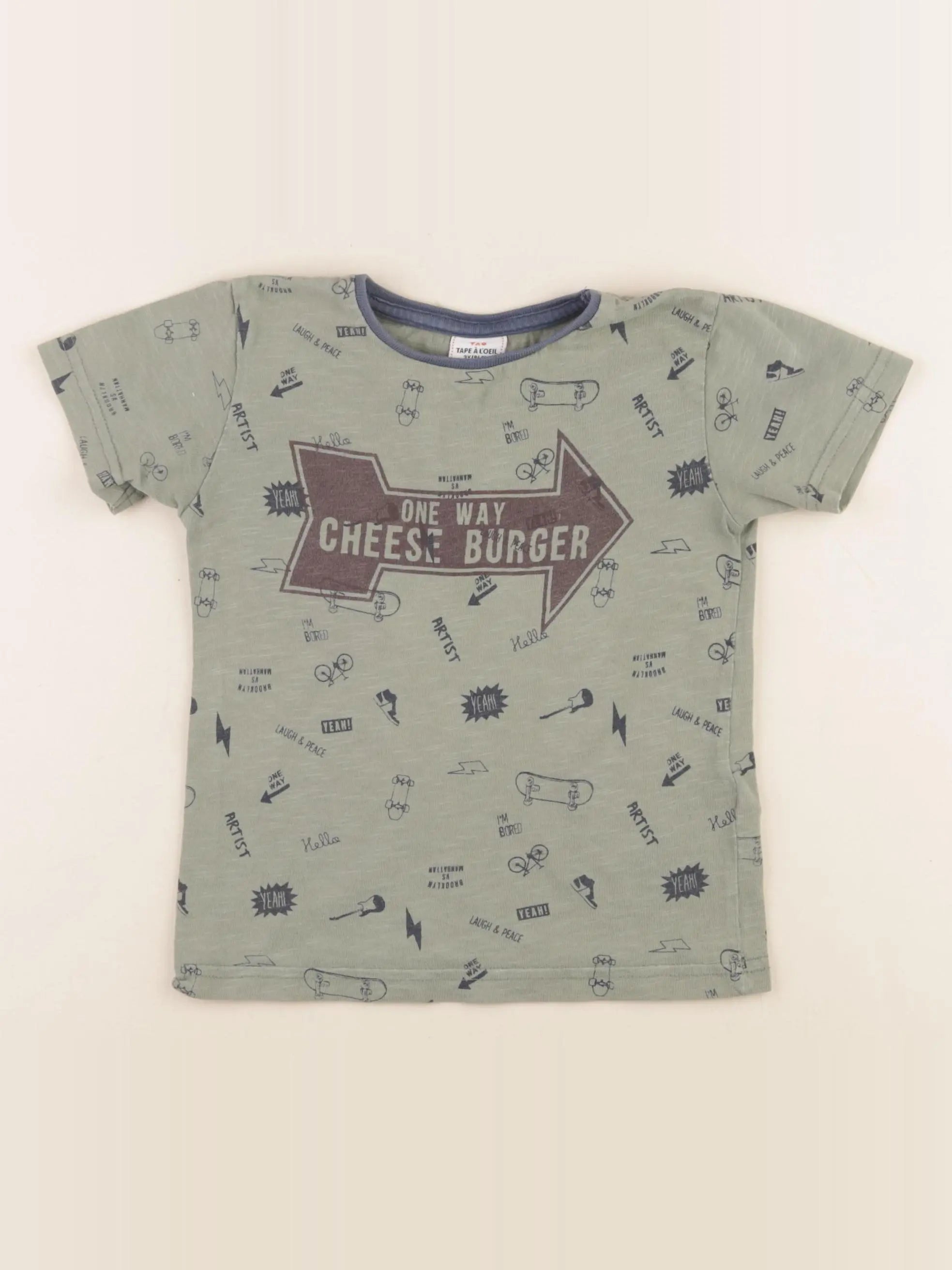 Tape à l'oeil - tee-shirt vert - 3 ans