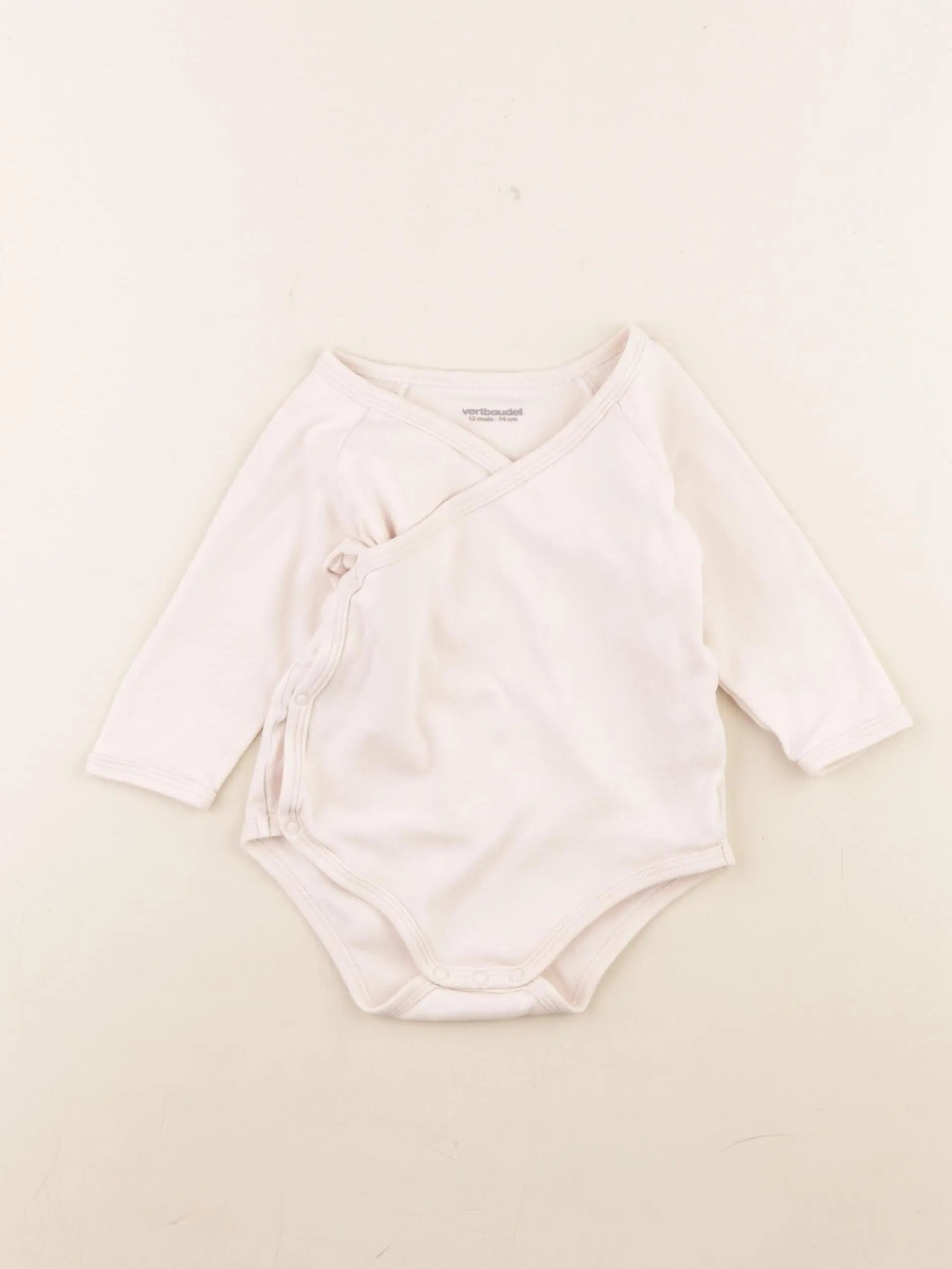 Vertbaudet - body rose - 1 an