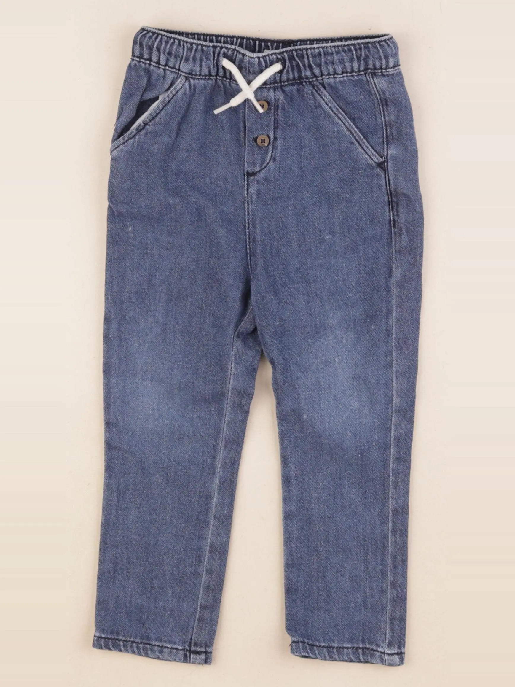 Vertbaudet - pantalon bleu - 24 mois