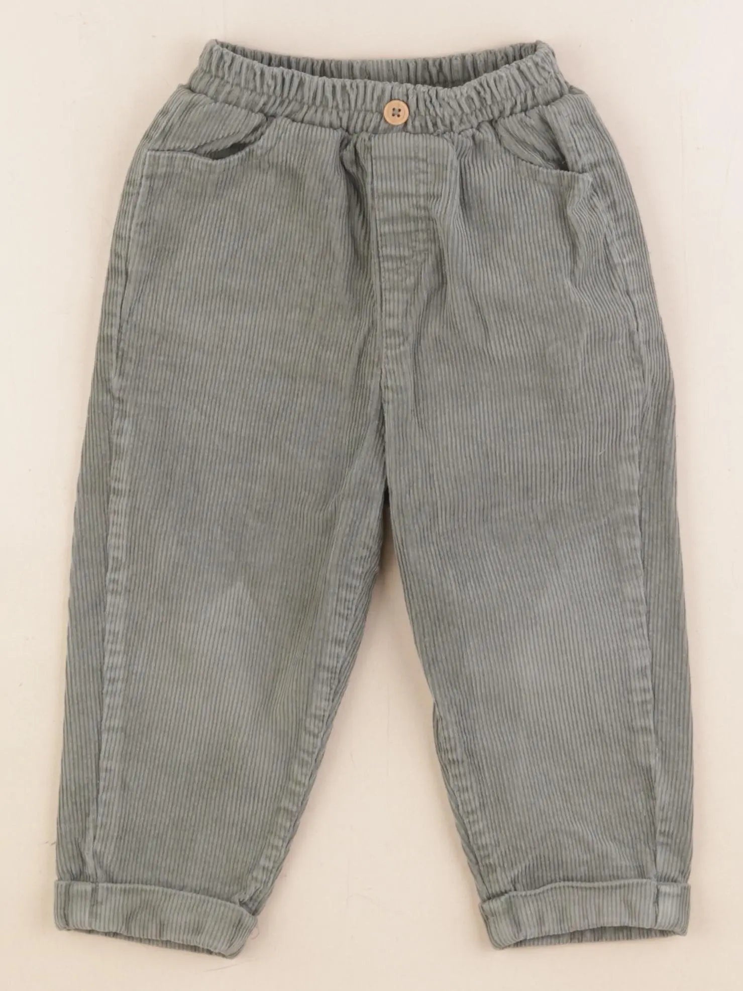 Vertbaudet - pantalon vert - 24 mois