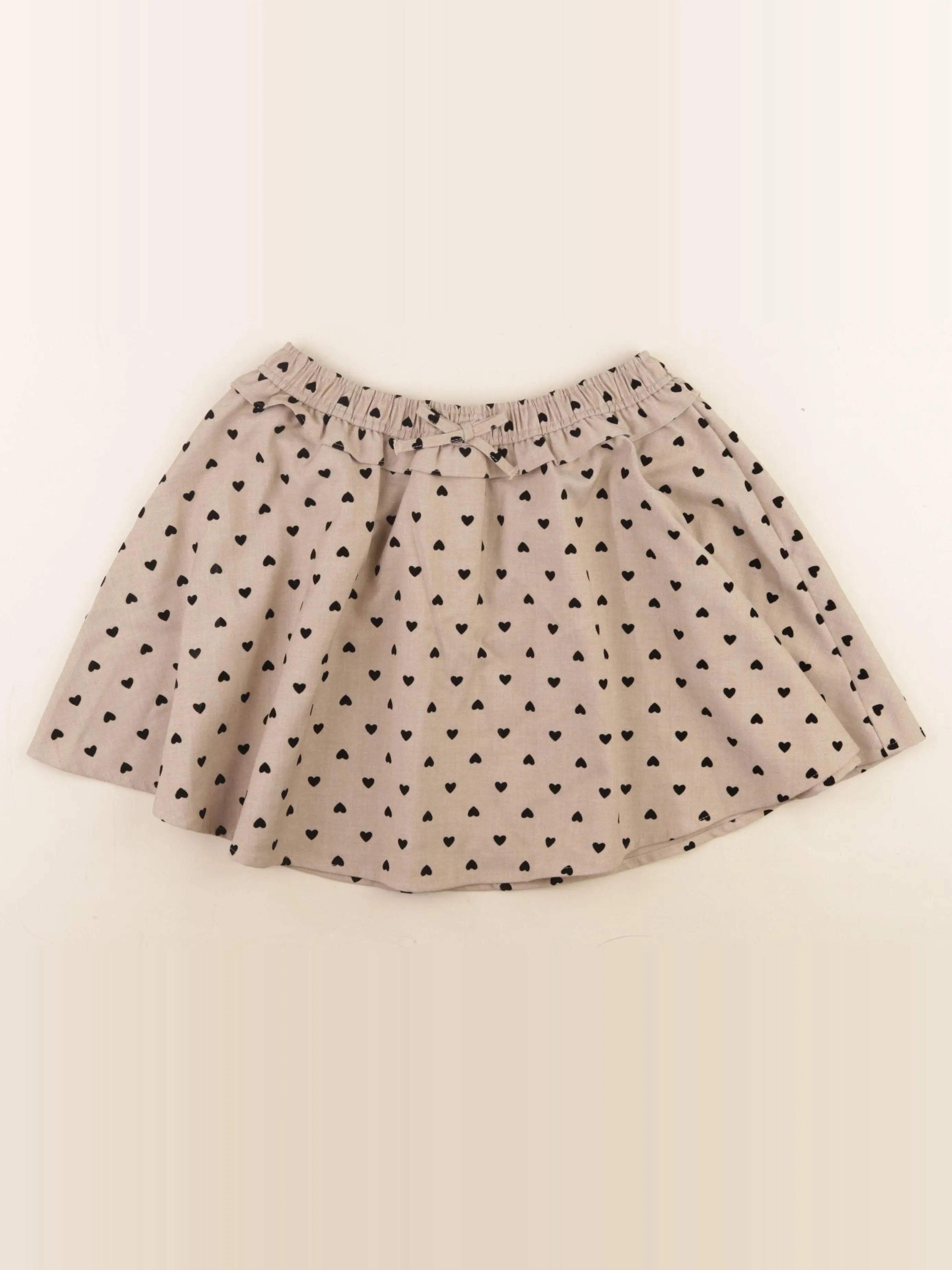 Zara - jupe short marron, noir - 12/13 ans