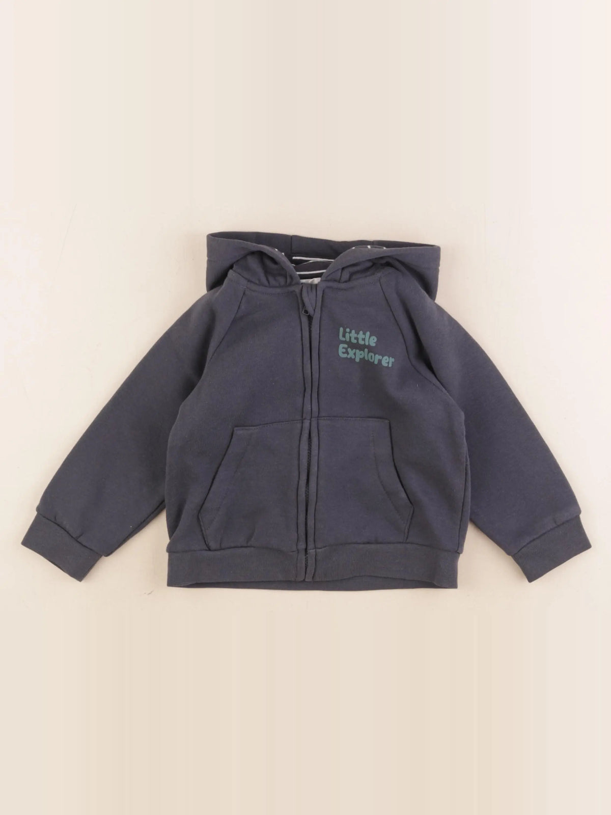Vertbaudet - sweat gris - 24 mois