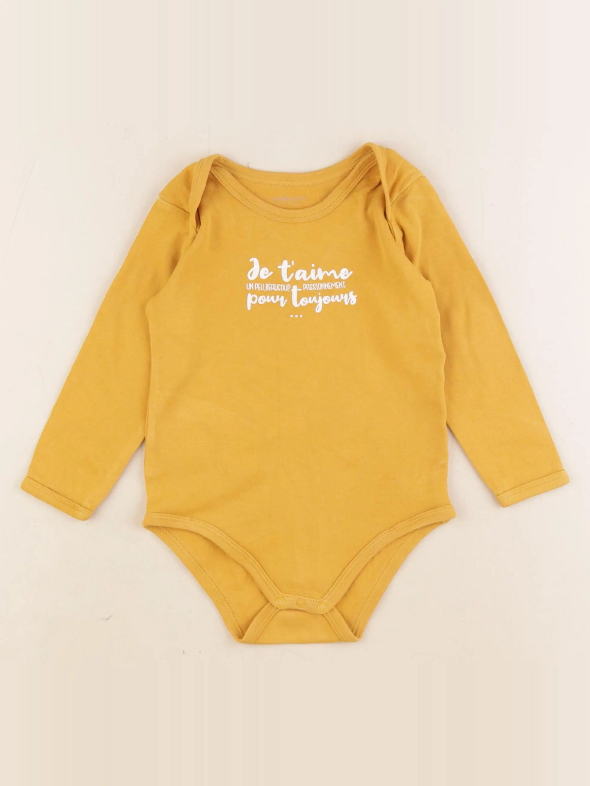 Vertbaudet - body jaune - 24 mois