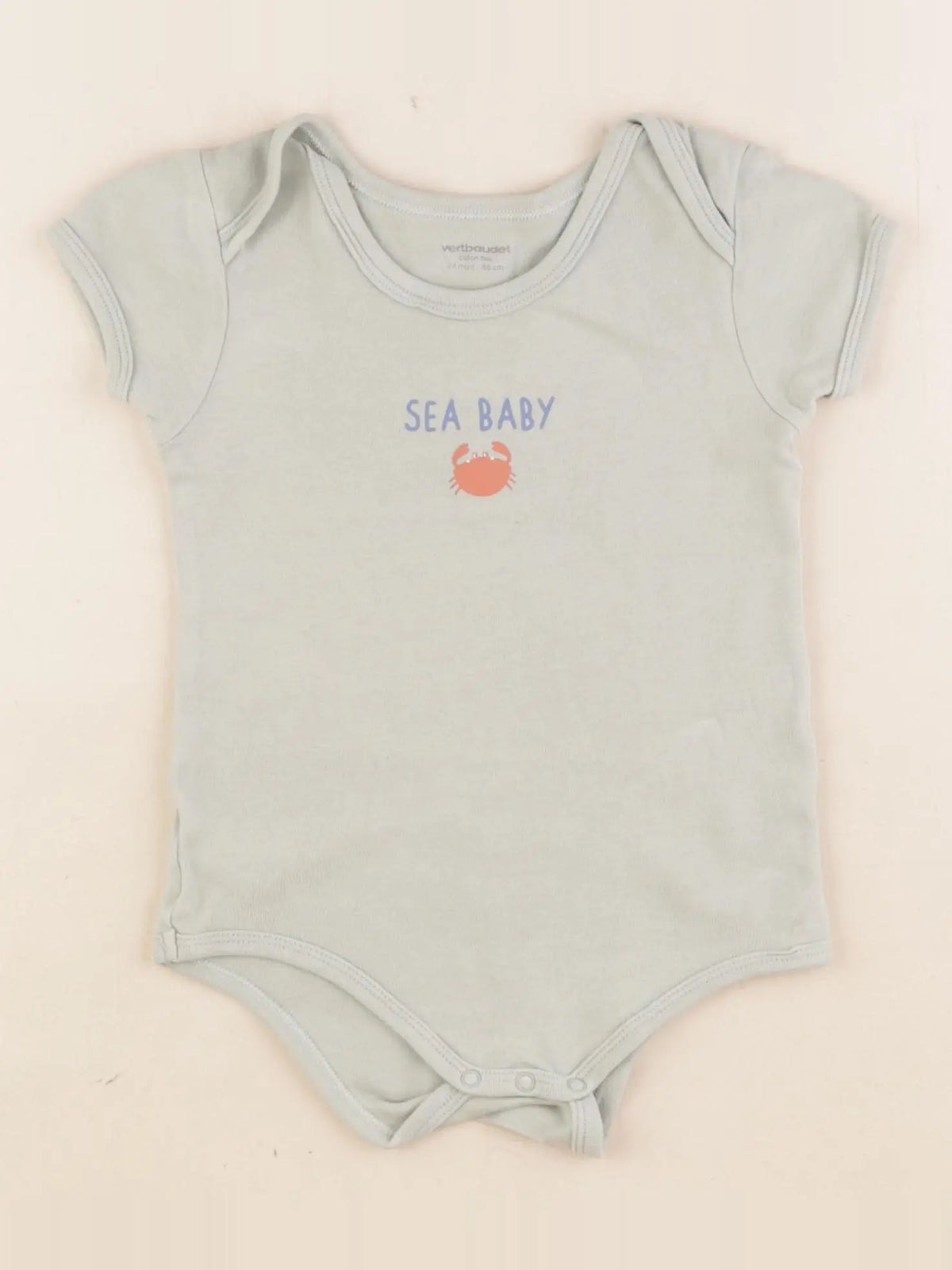 Vertbaudet - body vert - 24 mois