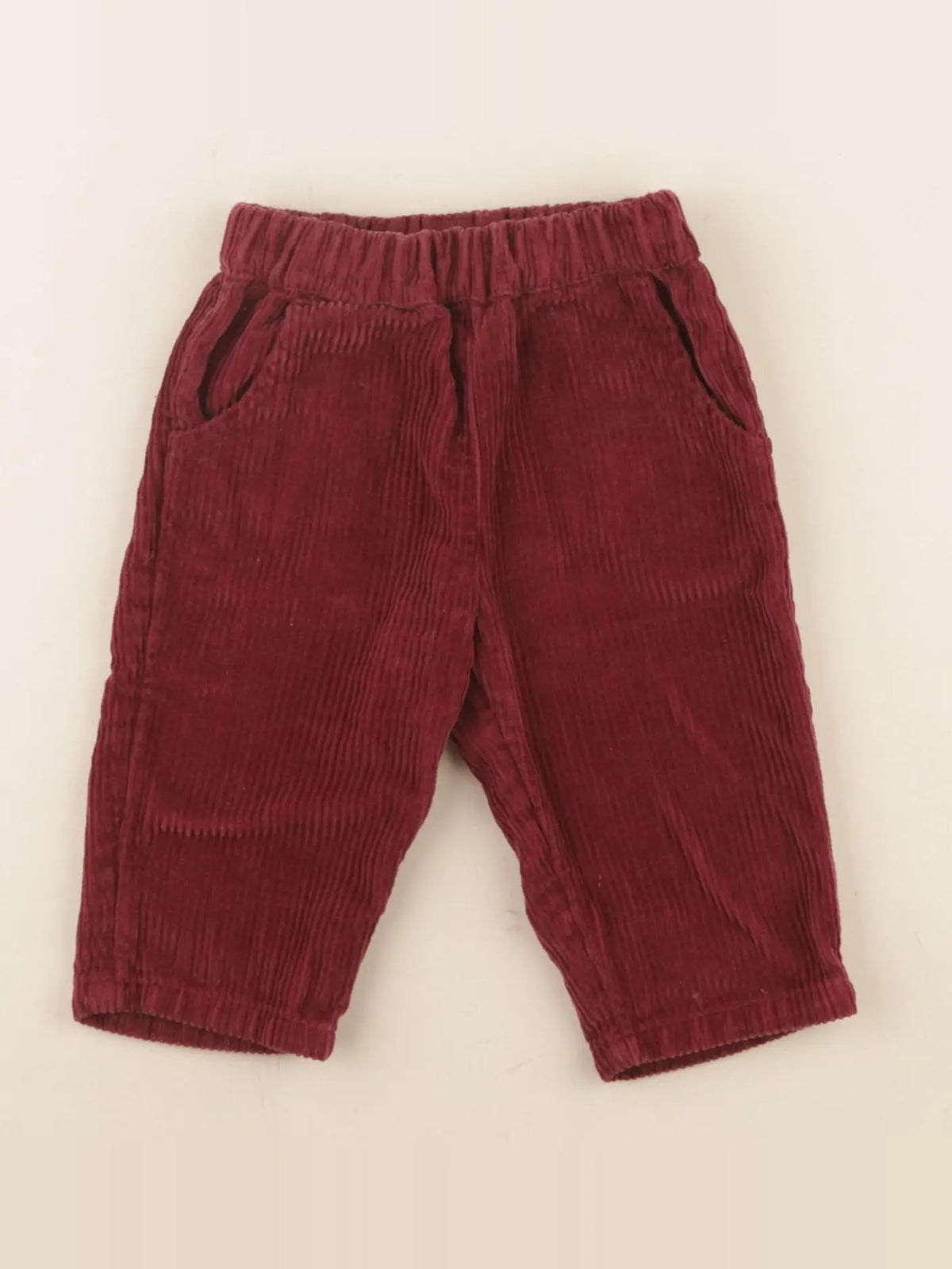 Cyrillus - pantalon rouge - 6 mois