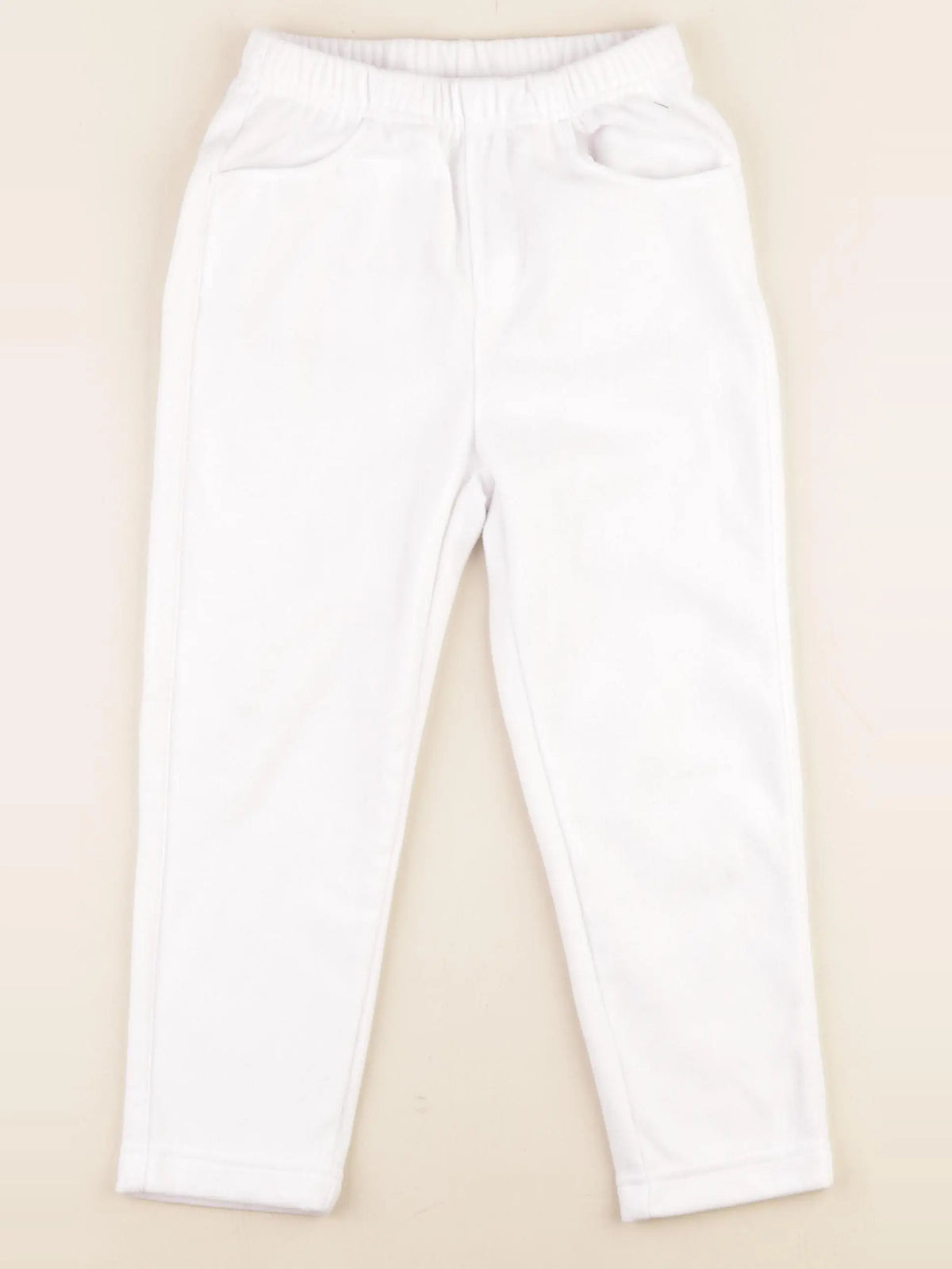 Poivre Blanc Ski - pantalon micropolaire blanc - 4 ans