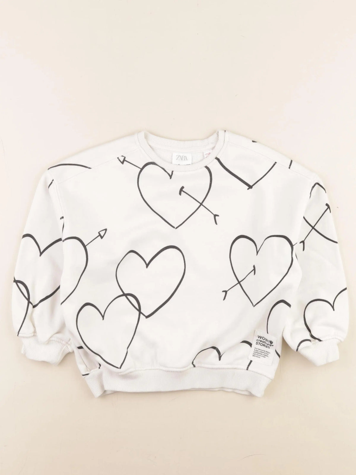 Zara - sweat beige - 5 ans