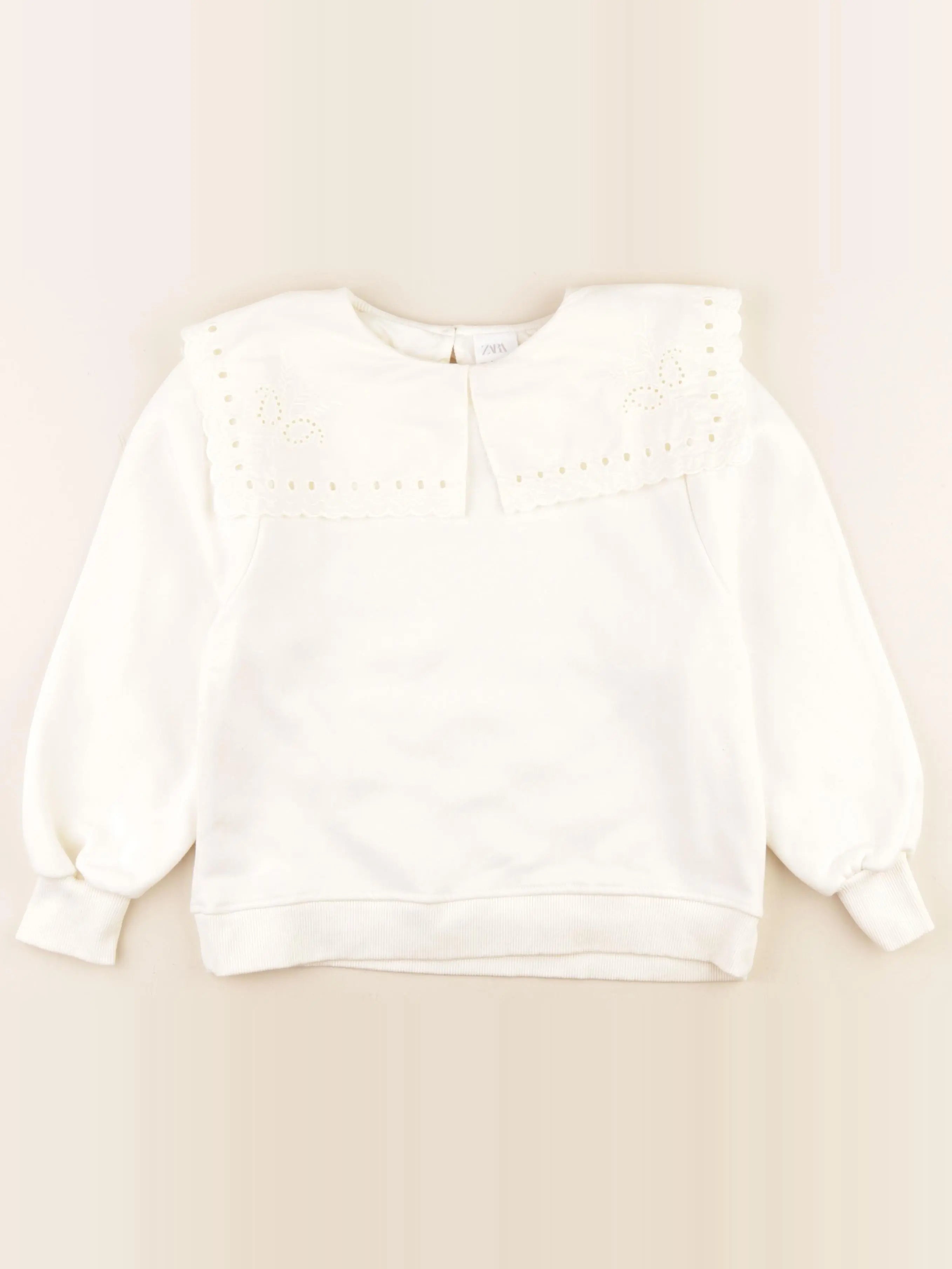 Zara - sweat beige - 10 ans