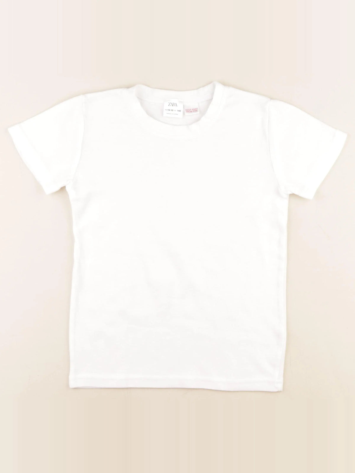 Zara - tee-shirt blanc - 9/10 ans